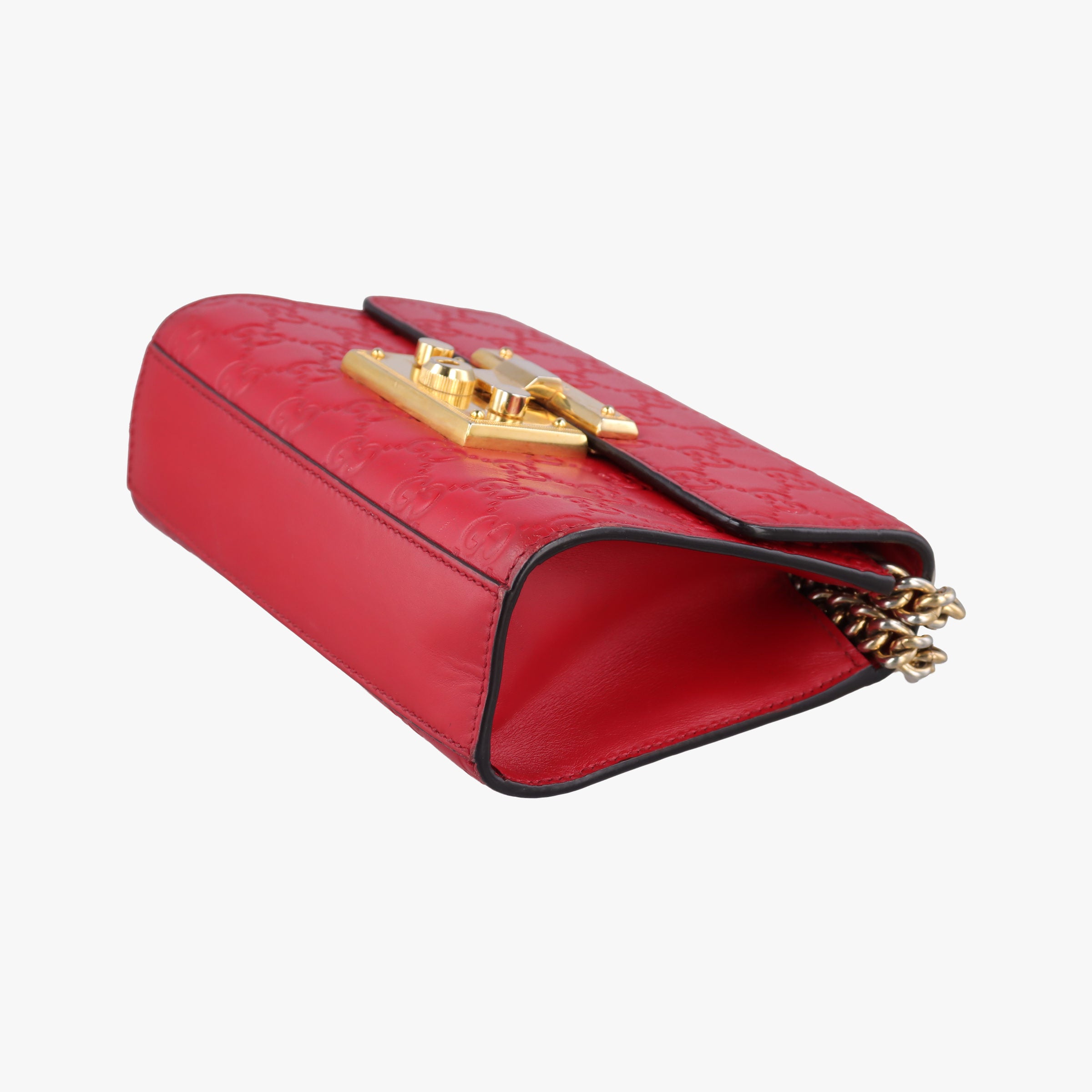 Vintage Gucci Padlock Red Leather 409487 shoulderbag | stylenewstar