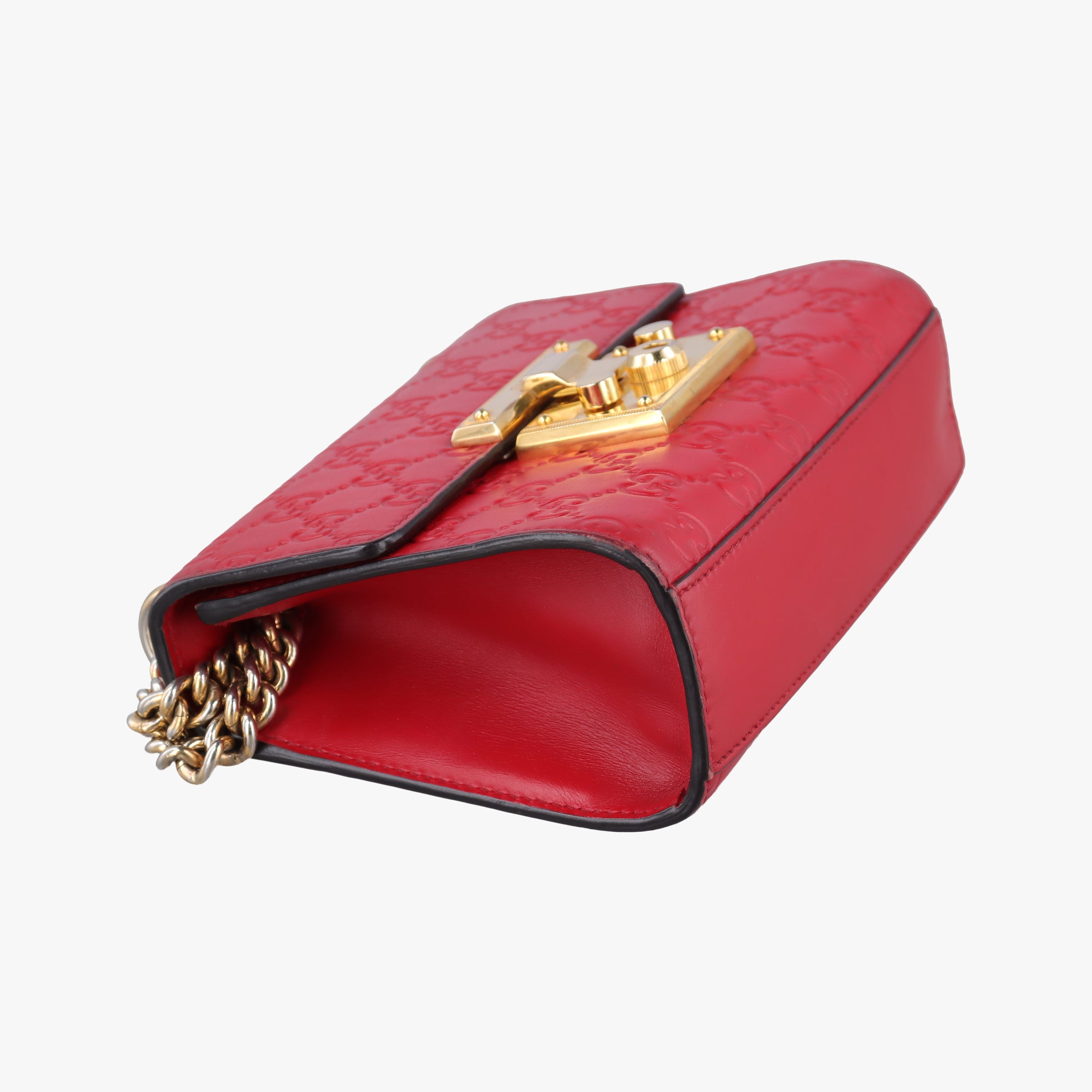 Vintage Gucci Padlock Red Leather 409487 shoulderbag | stylenewstar