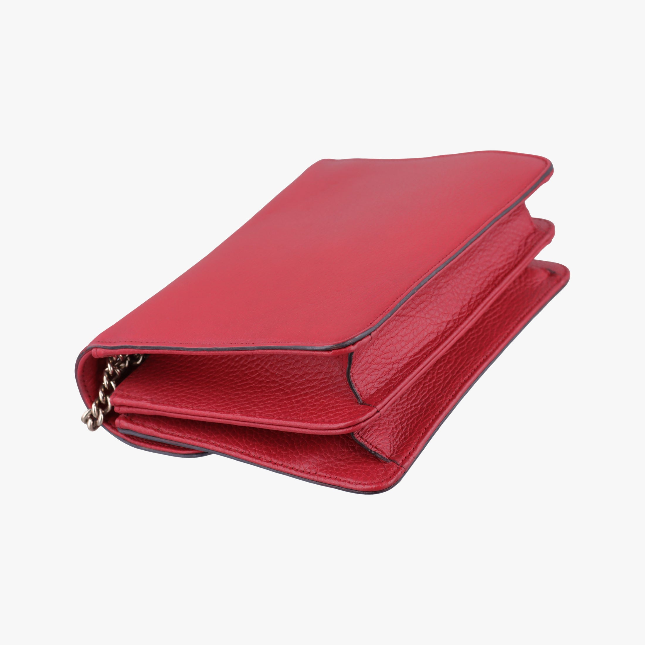 Pre-owned Gucci Interlocking G Red Leather 510304 shoulderbag | stylenewstar