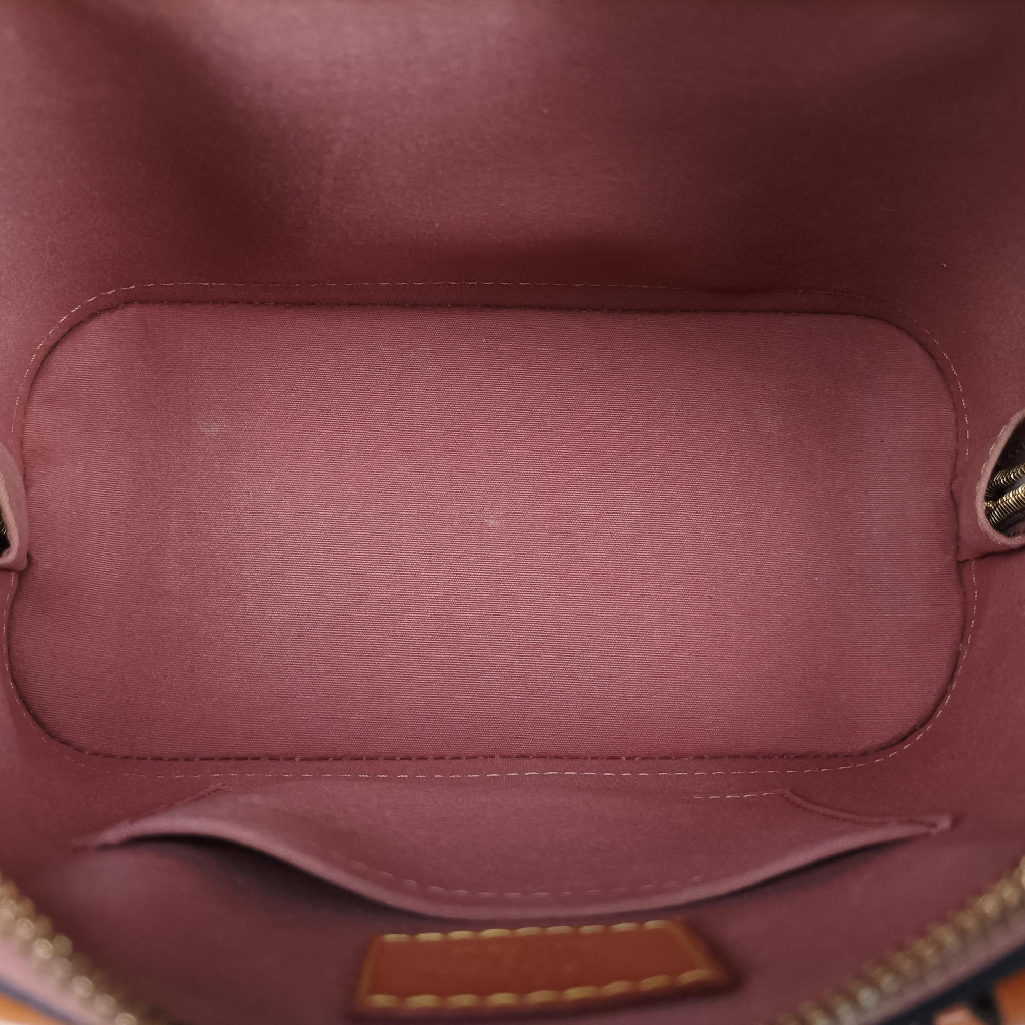 Vintage Louis Vuitton Alma BB Rose Velours Vernis M91585 shoulderbag | stylenewstar