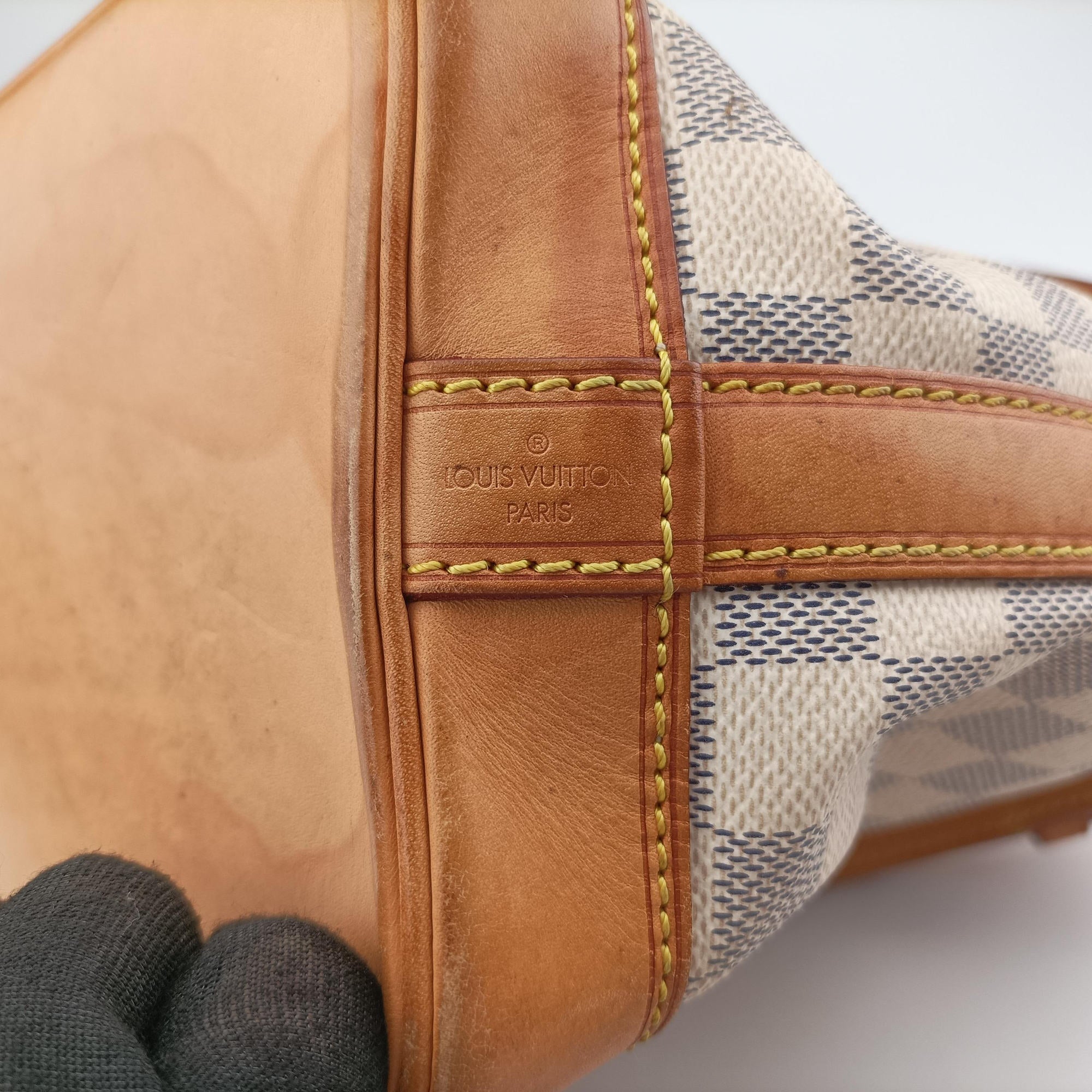 Pre-owned Louis Vuitton Noe BB AZUR Damier Canvas N41220 shoulderbag | stylenewstar