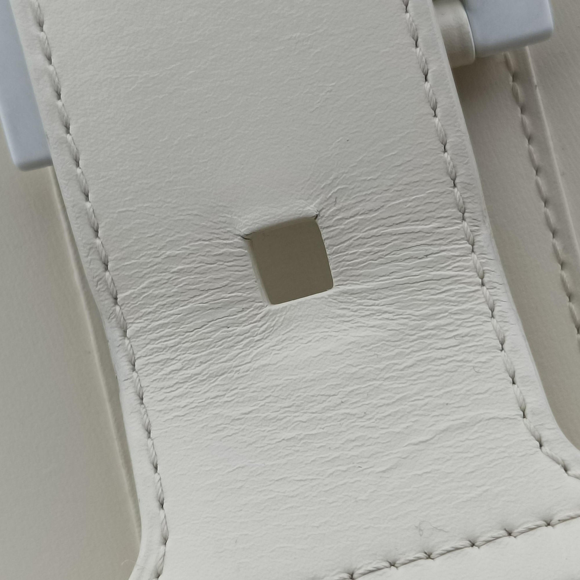 Pre-owned Delvaux Brillant White Leather  shoulderbag | stylenewstar