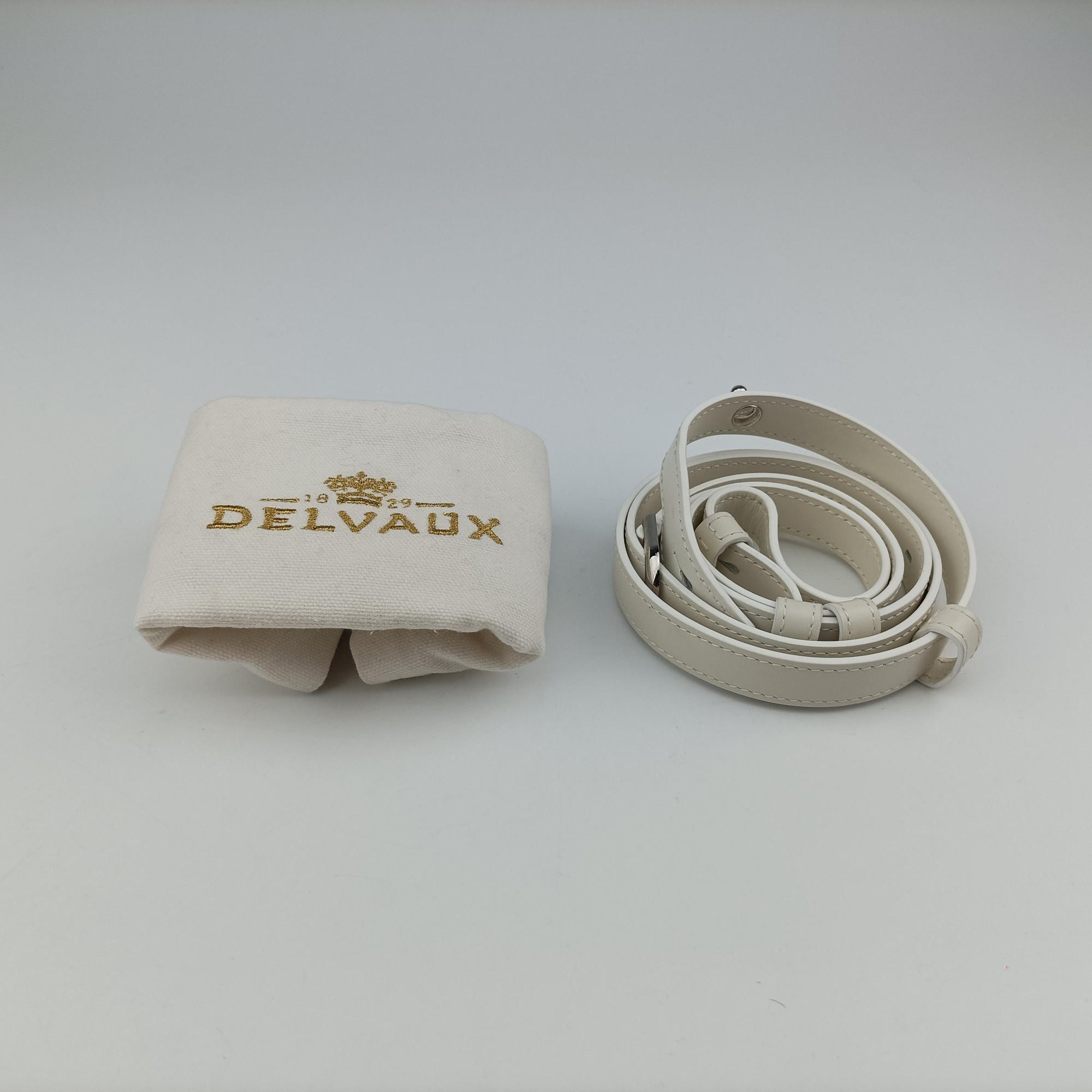 Pre-owned Delvaux Brillant White Leather  shoulderbag | stylenewstar