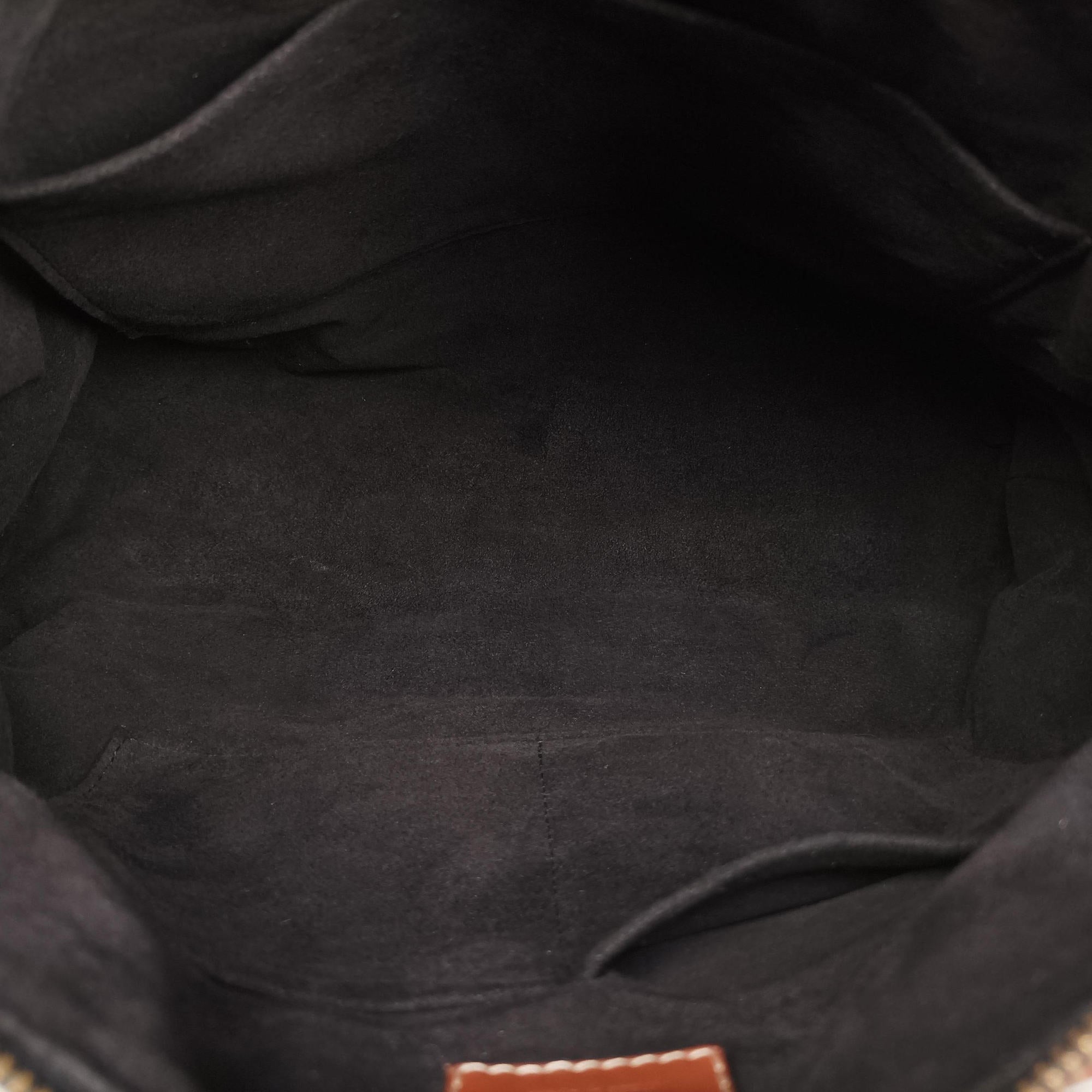 Vintage Louis Vuitton PALLAS Brown×Noir Monogram Canvas×calf leather M41175 handbag | stylenewstar