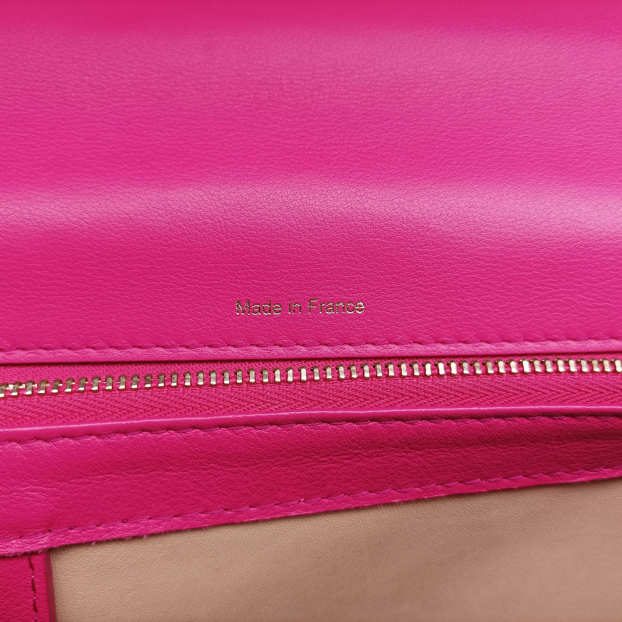 Pre-owned Delvaux Tampete Rose Leather  shoulderbag | stylenewstar