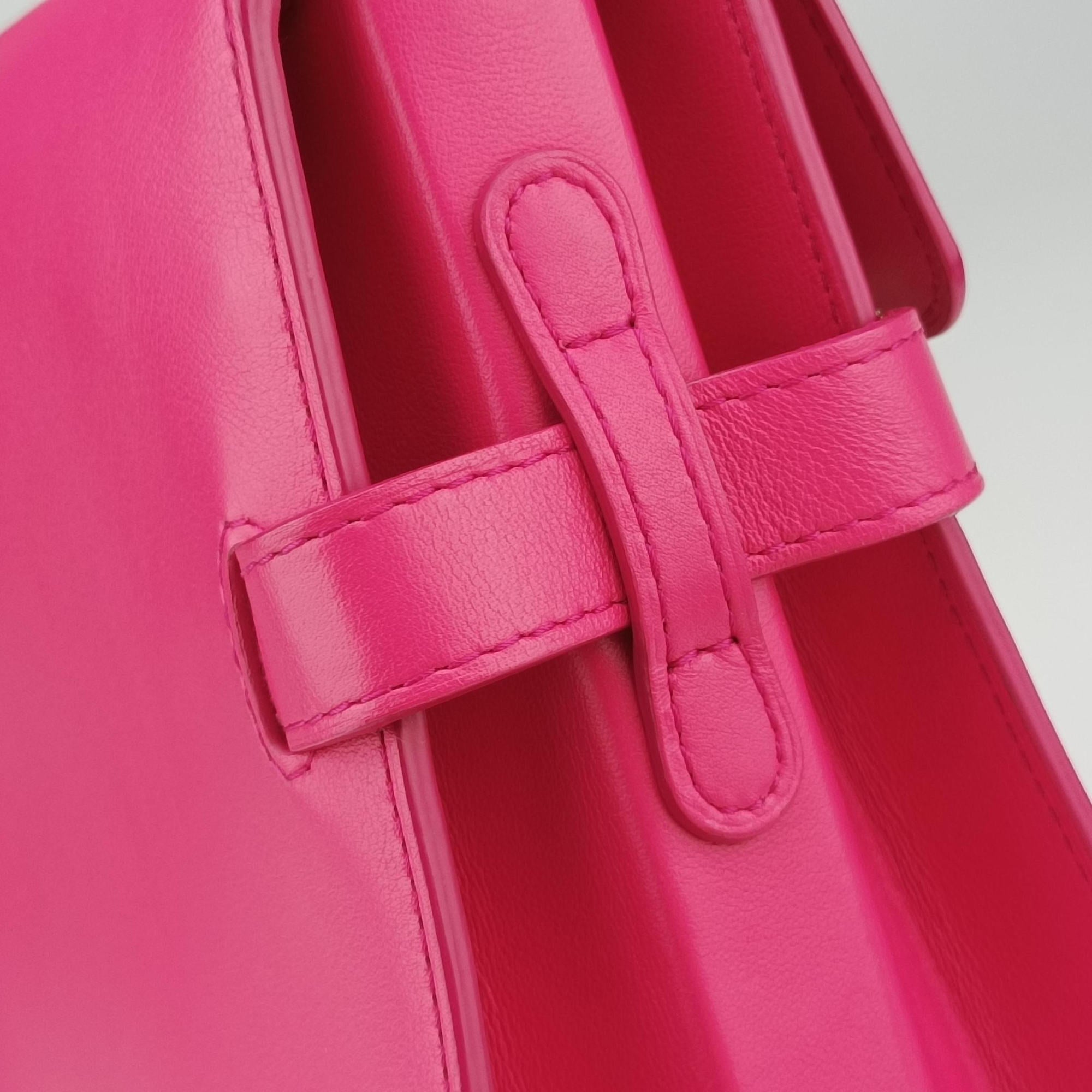 Pre-owned Delvaux Tampete Rose Leather  shoulderbag | stylenewstar