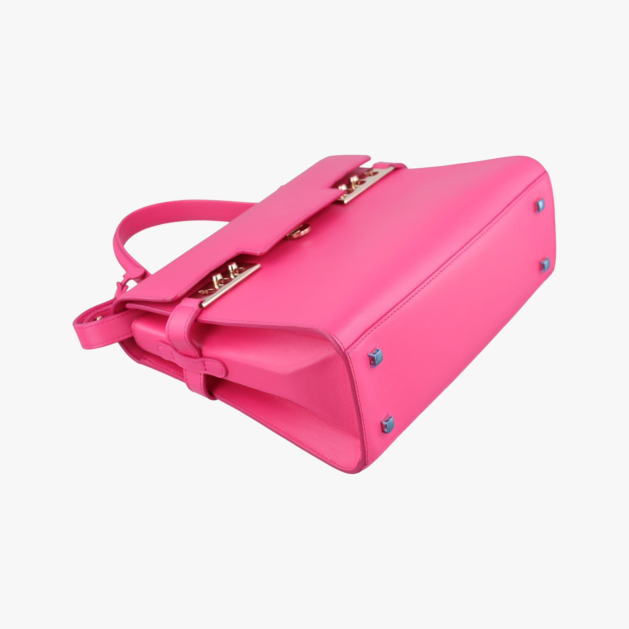 Pre-owned Delvaux Tampete Rose Leather  shoulderbag | stylenewstar