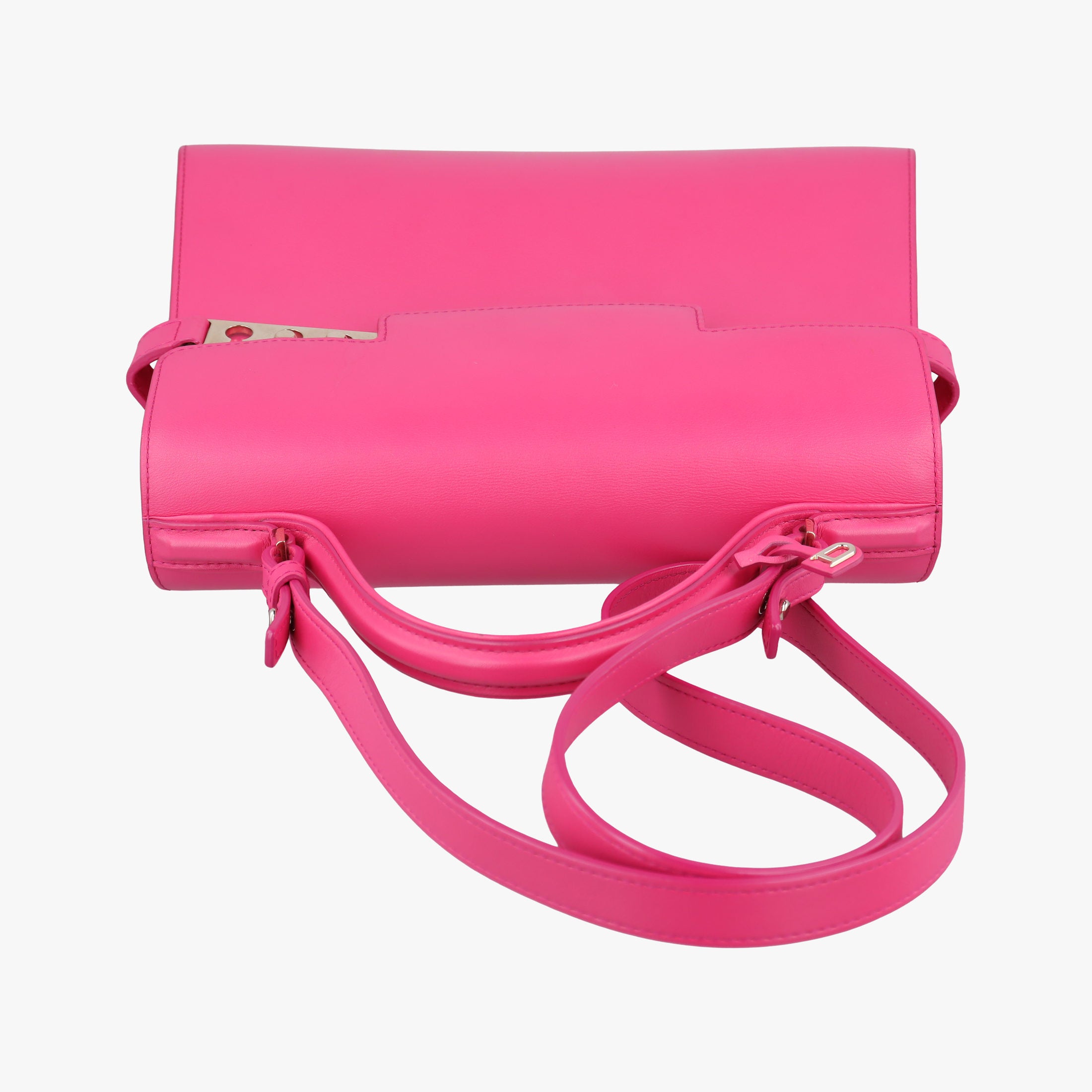 Pre-owned Delvaux Tampete Rose Leather  shoulderbag | stylenewstar