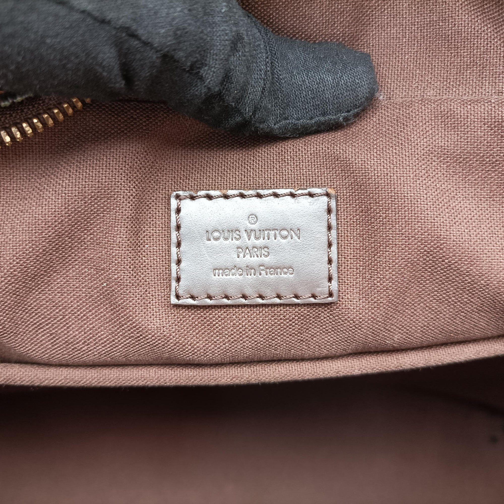 Pre-owned Louis Vuitton ICARE EBENE Damier Canvas N23252 handbag | stylenewstar