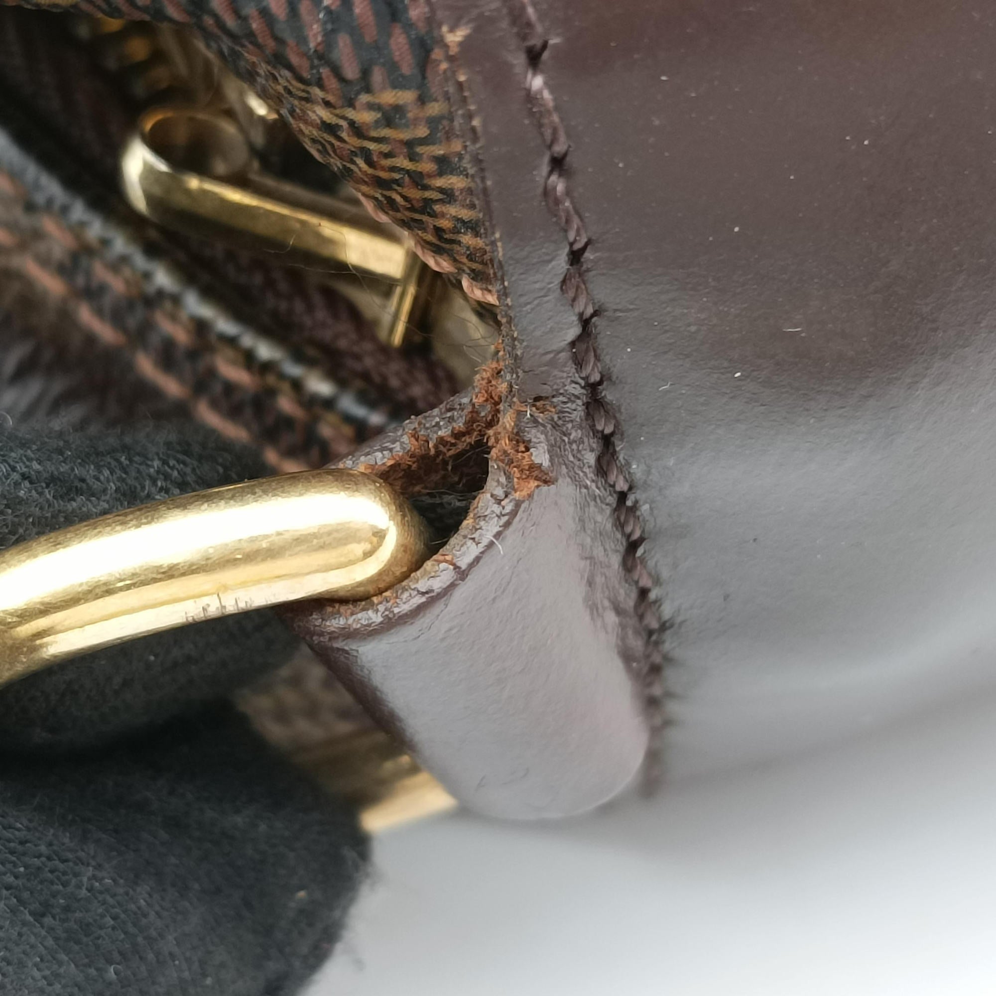 Pre-owned Louis Vuitton ICARE EBENE Damier Canvas N23252 handbag | stylenewstar