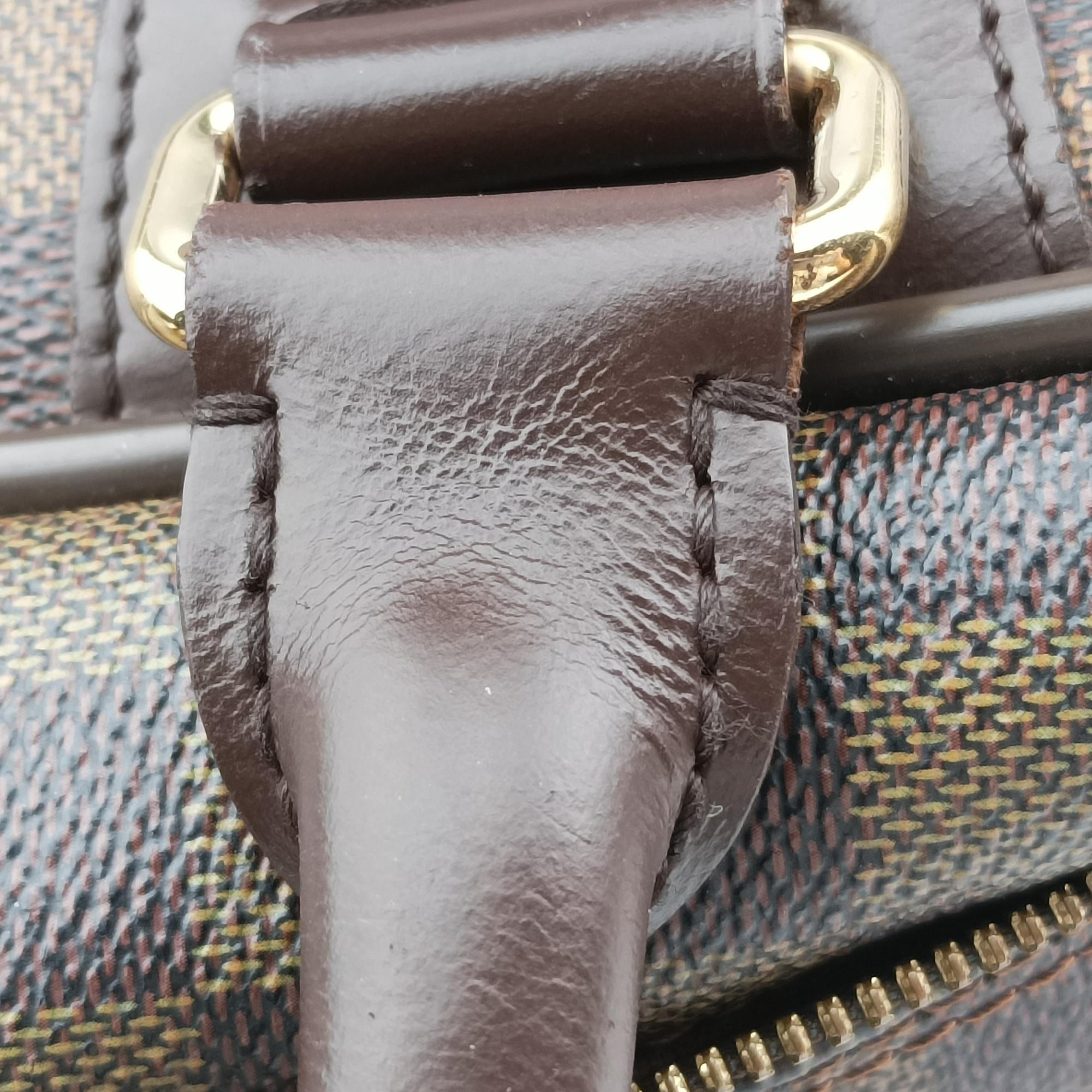 Pre-owned Louis Vuitton ICARE EBENE Damier Canvas N23252 handbag | stylenewstar