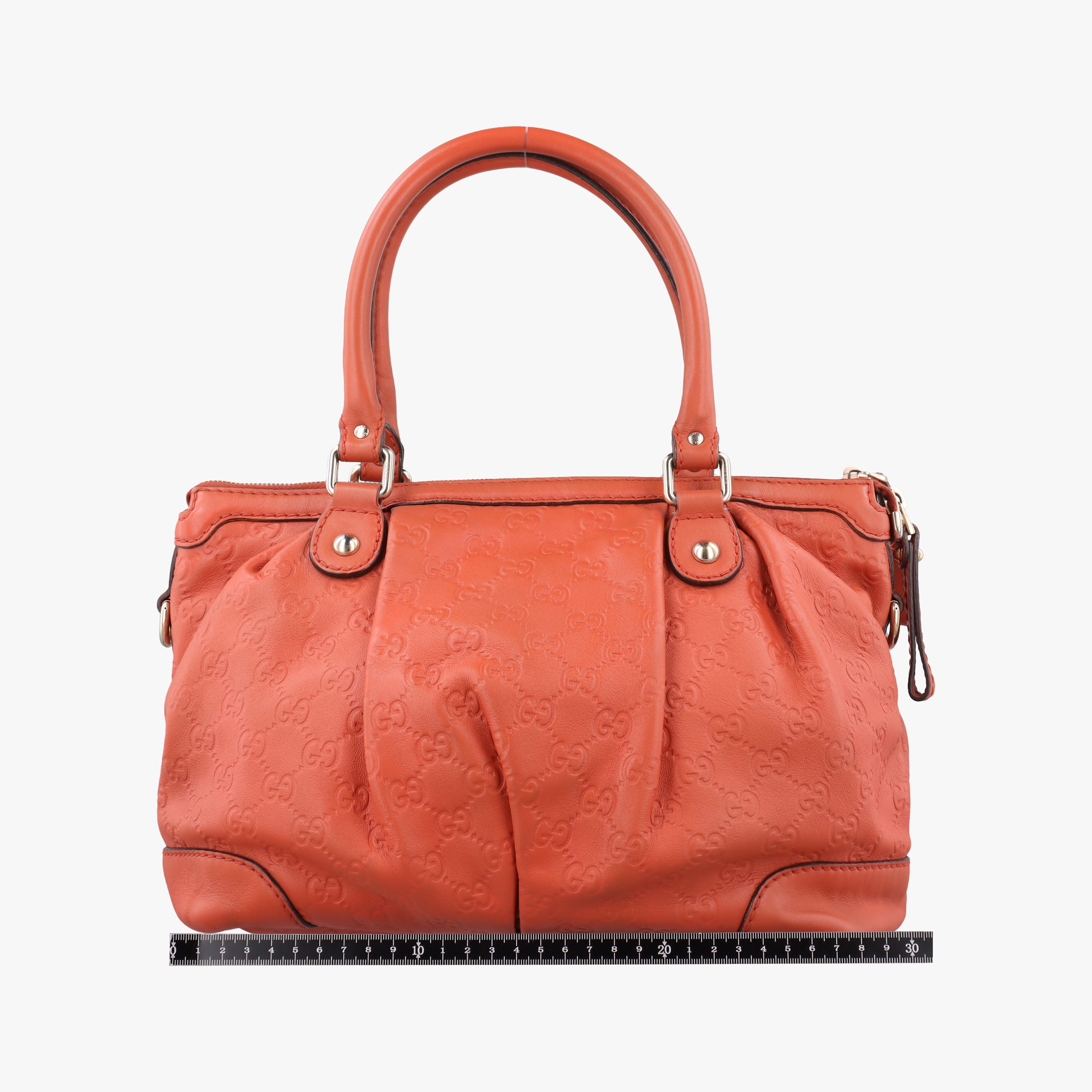 Pre-owned Gucci Sukey Coral Pink Leather 247902 shoulderbag | stylenewstar