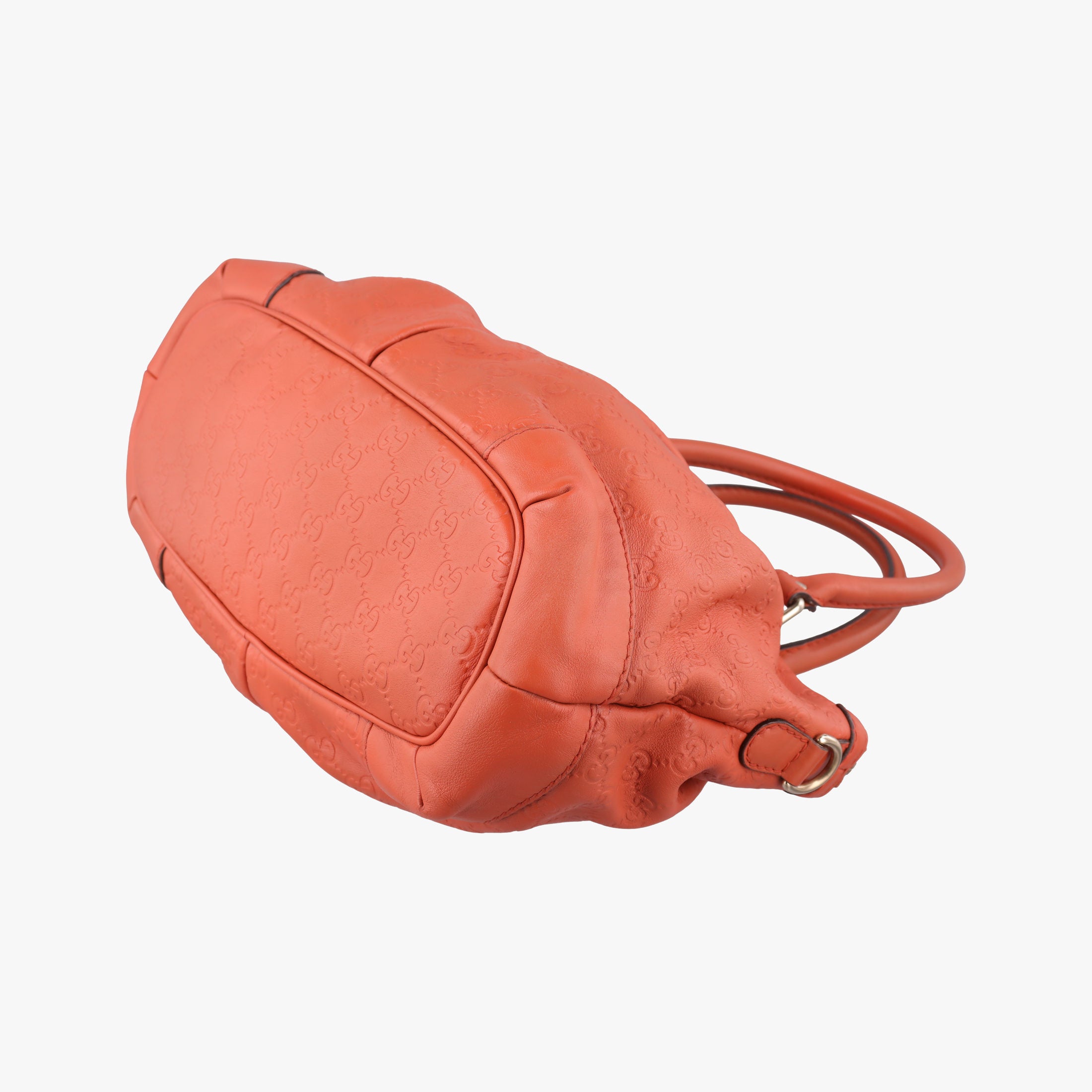 Pre-owned Gucci Sukey Coral Pink Leather 247902 shoulderbag | stylenewstar