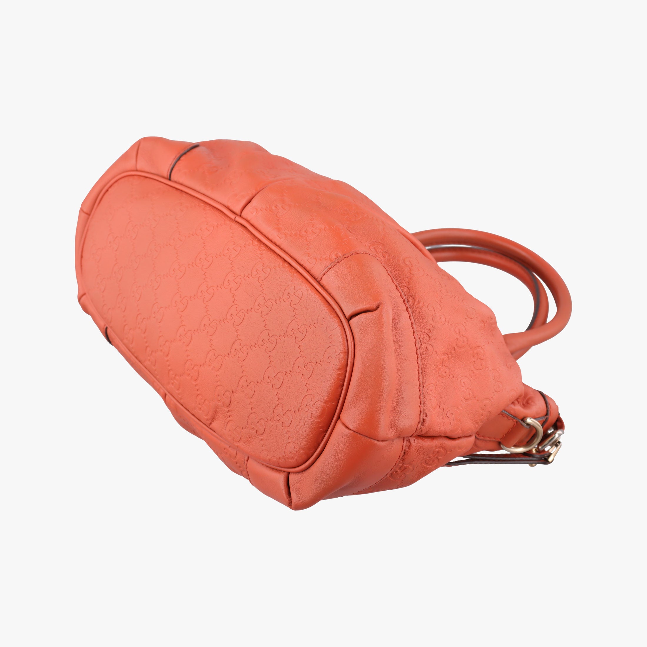 Pre-owned Gucci Sukey Coral Pink Leather 247902 shoulderbag | stylenewstar