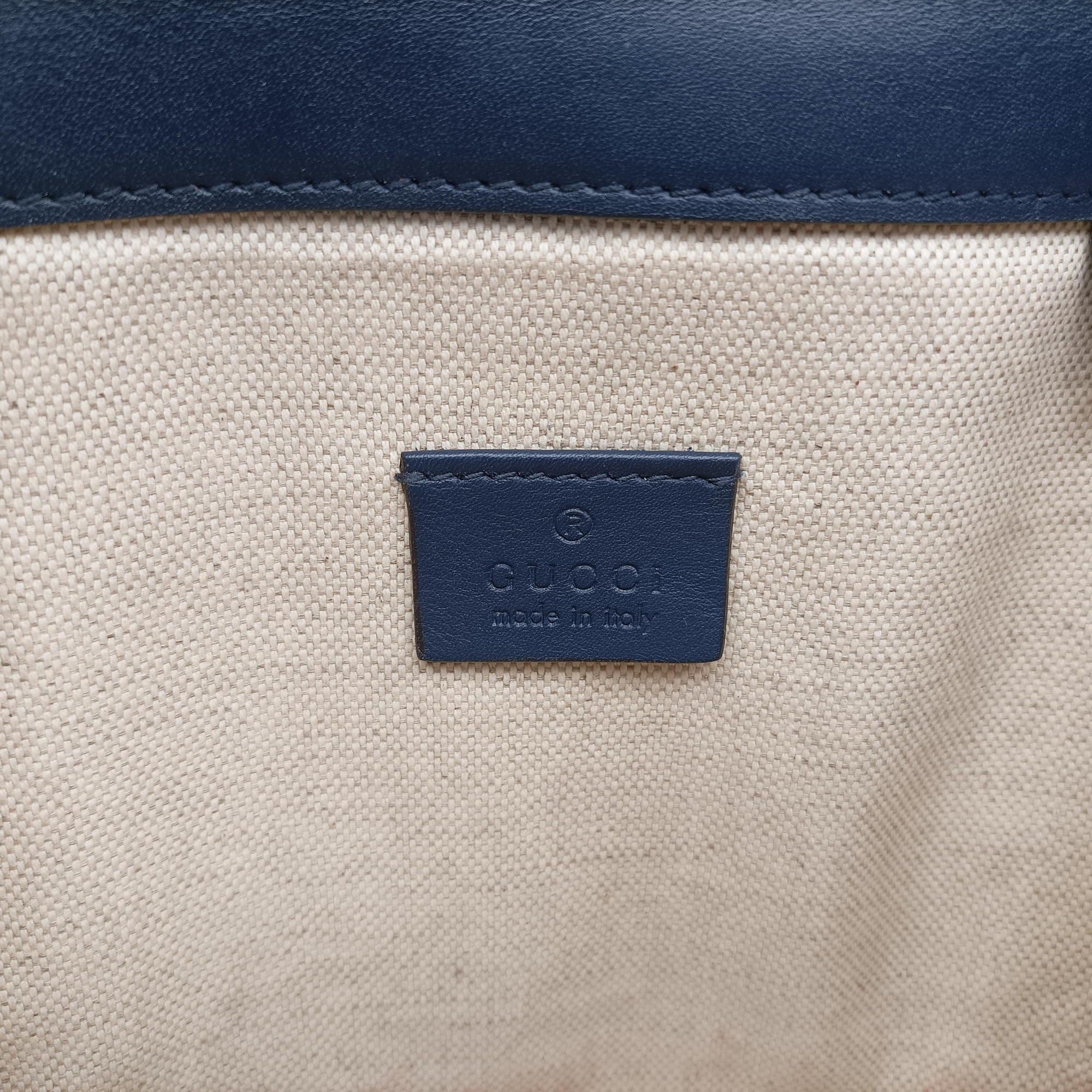 Pre-owned Gucci Dionysus Ivory×Red×Navy Leather 421970 shoulderbag | stylenewstar