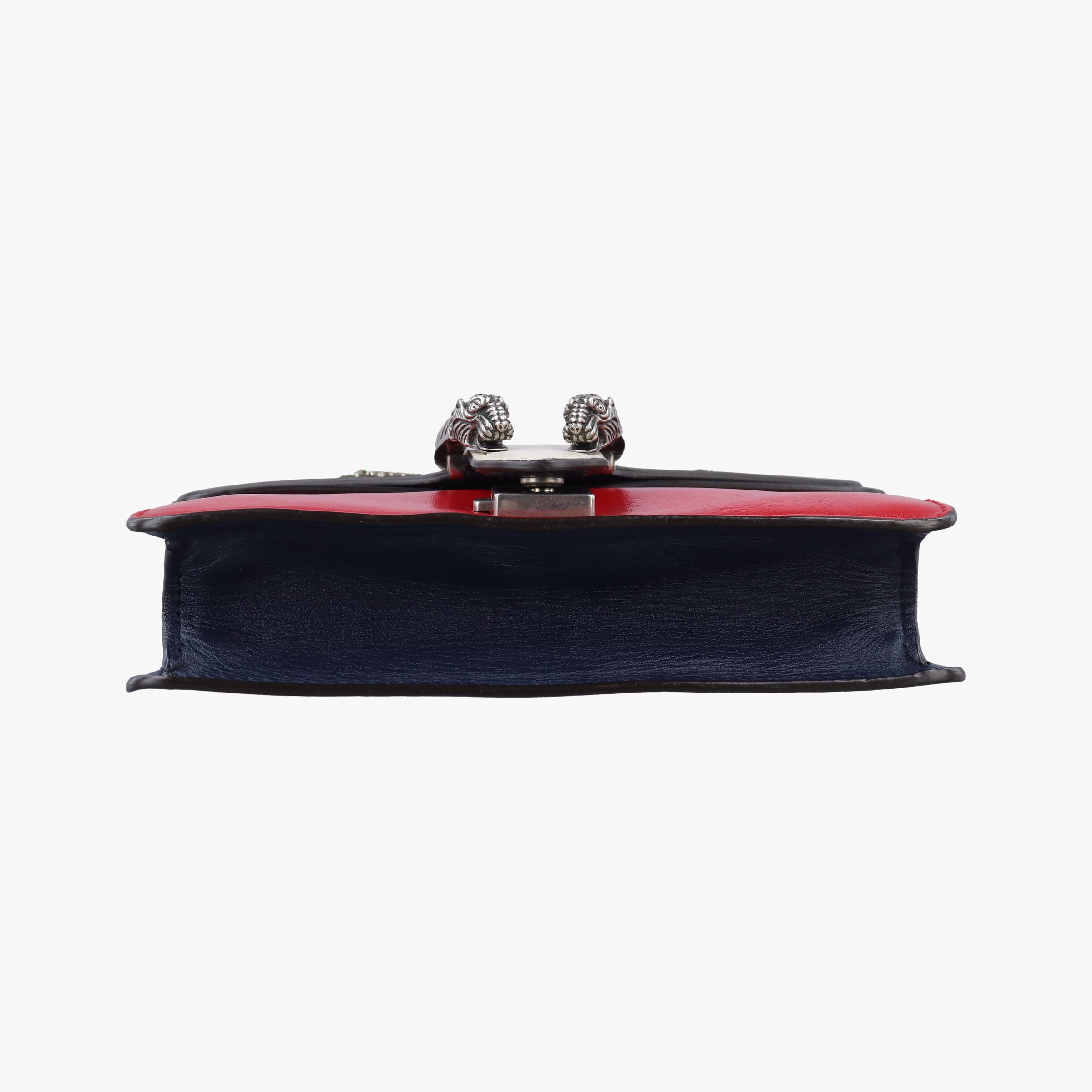 Pre-owned Gucci Dionysus Ivory×Red×Navy Leather 421970 shoulderbag | stylenewstar