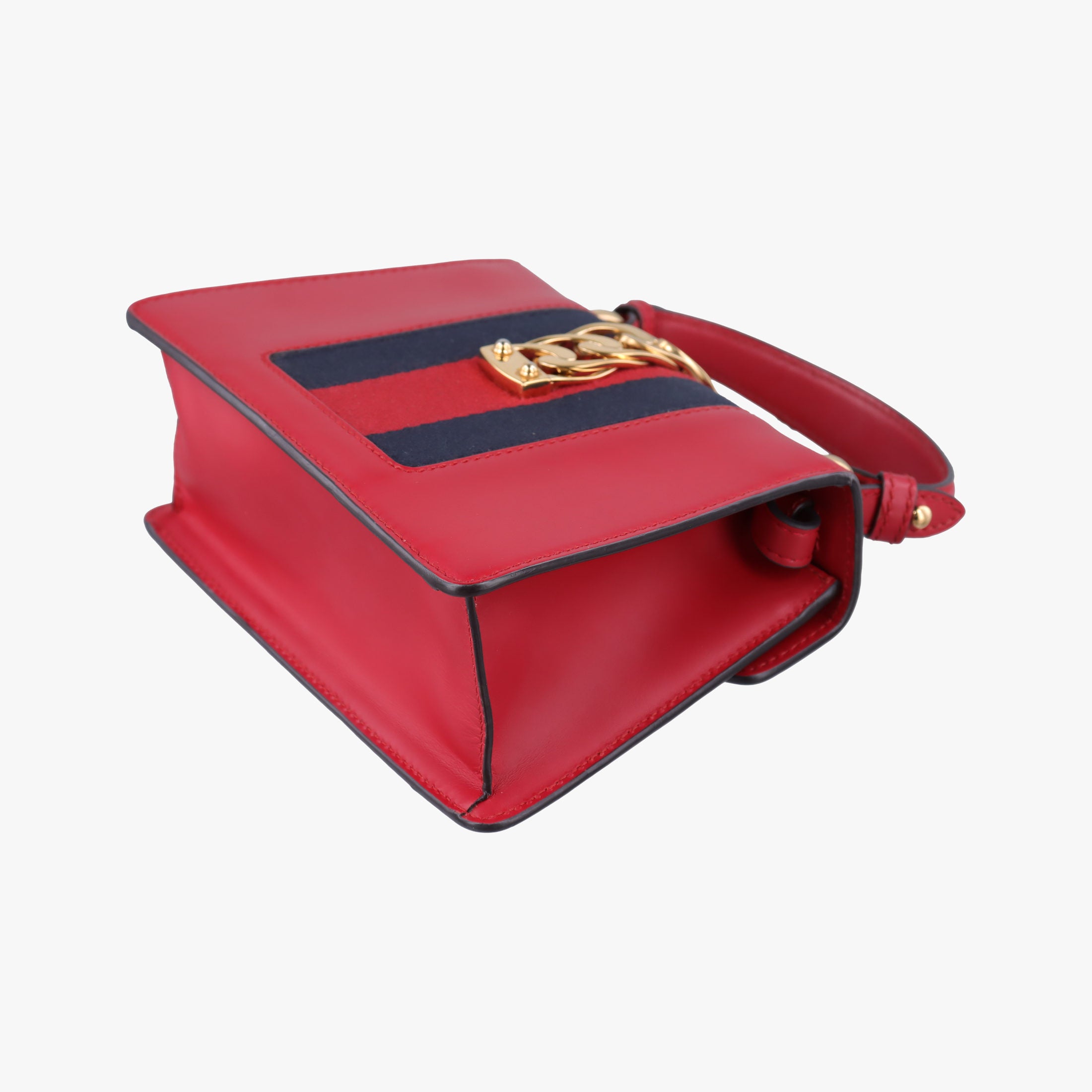 Pre-owned Gucci Sylvie Red Leather 470270 shoulderbag | stylenewstar