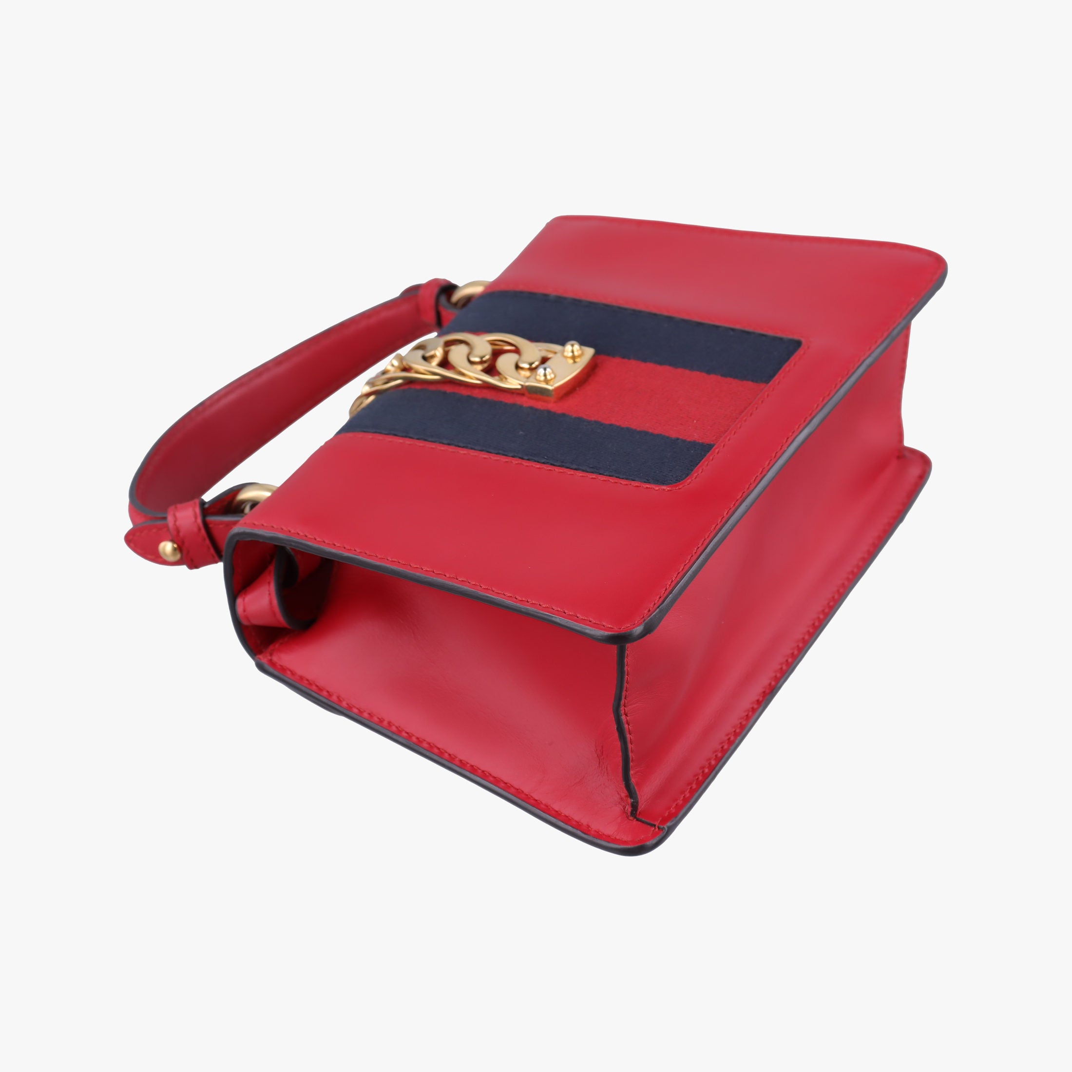 Pre-owned Gucci Sylvie Red Leather 470270 shoulderbag | stylenewstar