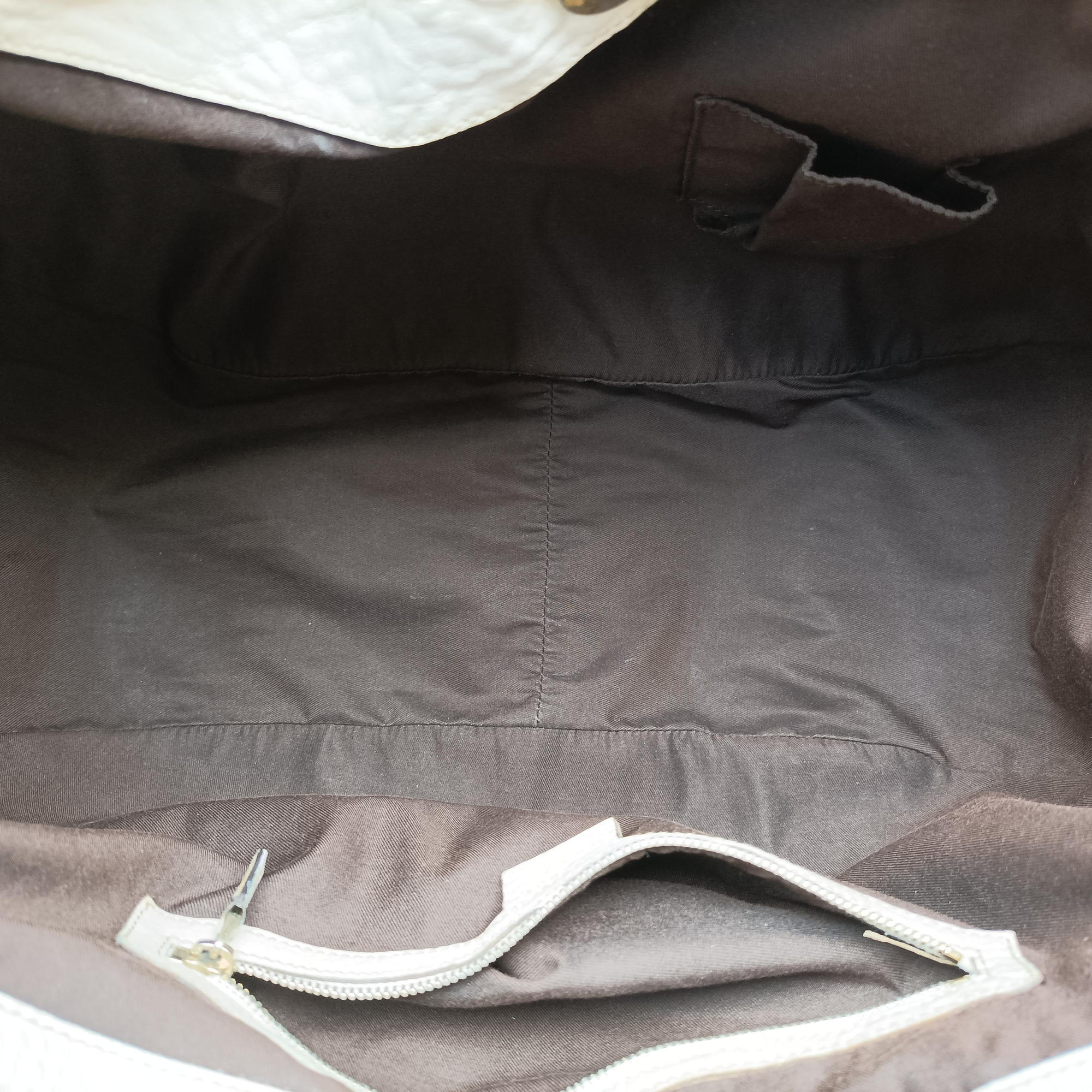 Pre-owned Gucci Charlotte Hobo Brown×White Leather×canvas 203504 handbag | stylenewstar