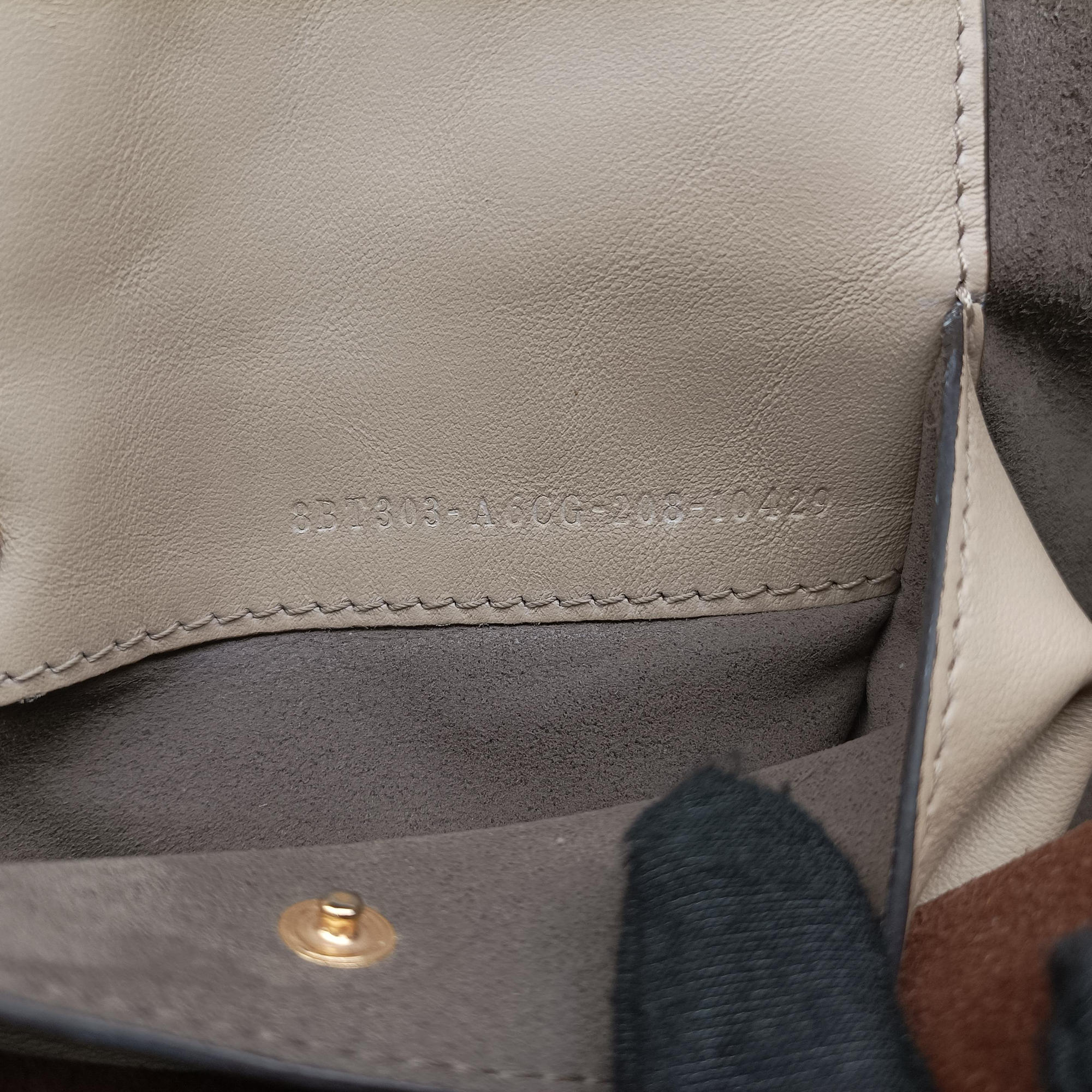 Pre-owned Fendi Flip Beige×Pink×Brown Leather×Suede 8BT303 shoulderbag | stylenewstar