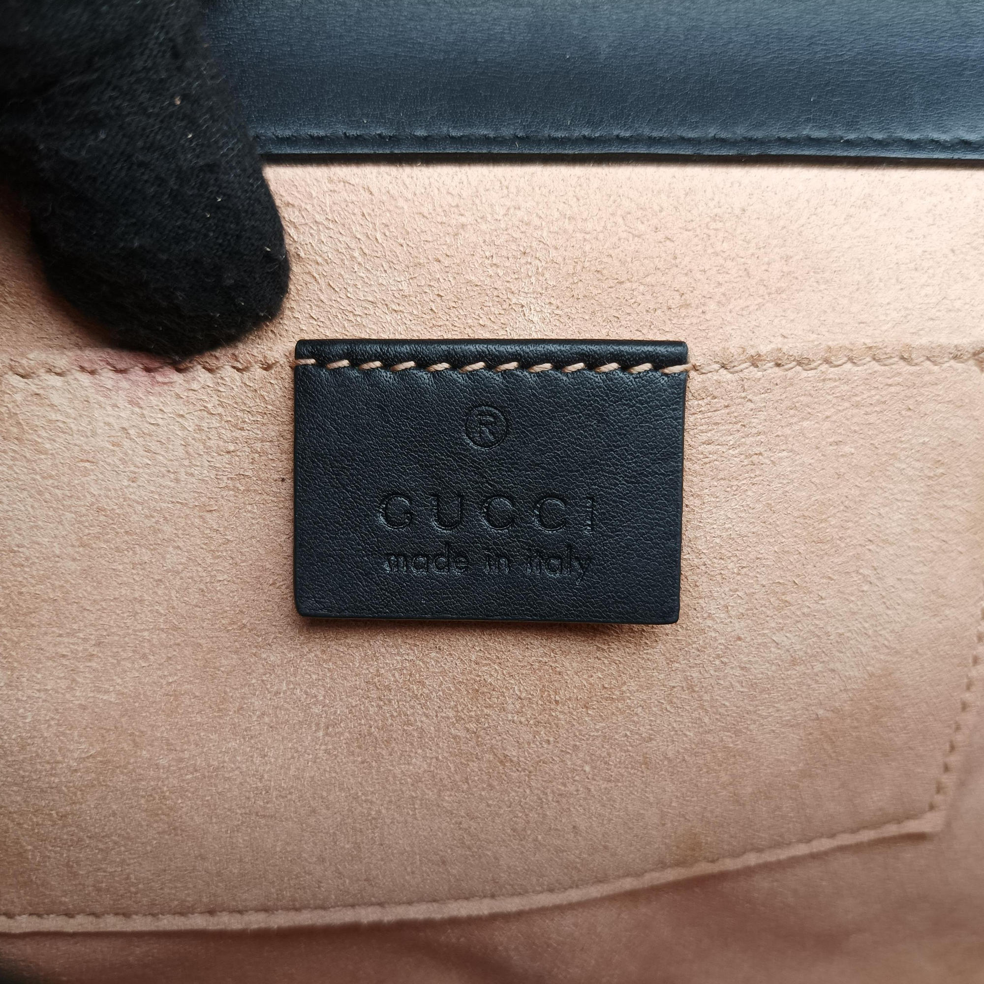 Vintage Gucci Padlock beige×black PVC coated canvas×Leather 409487 shoulderbag | stylenewstar