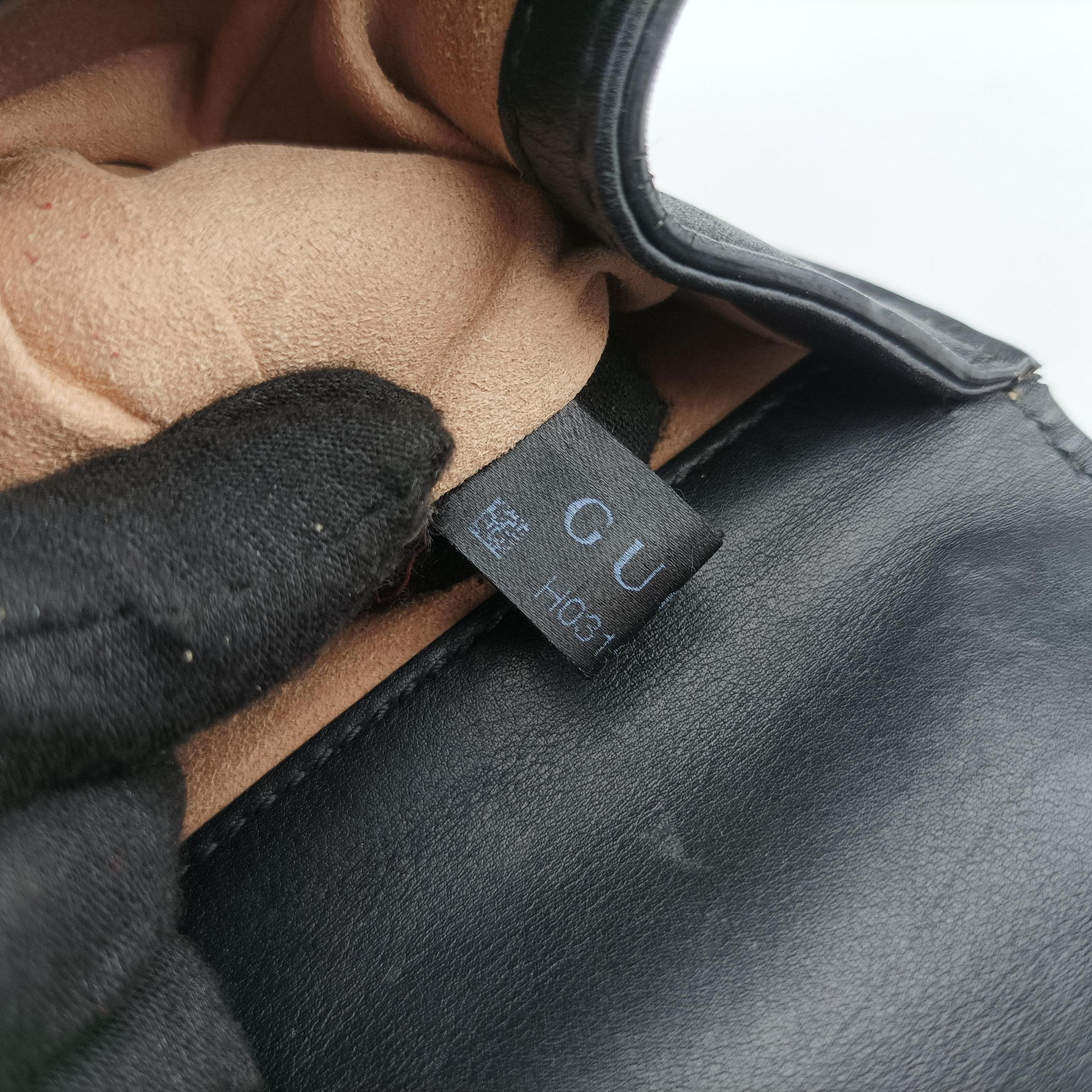 Vintage Gucci Padlock beige×black PVC coated canvas×Leather 409487 shoulderbag | stylenewstar