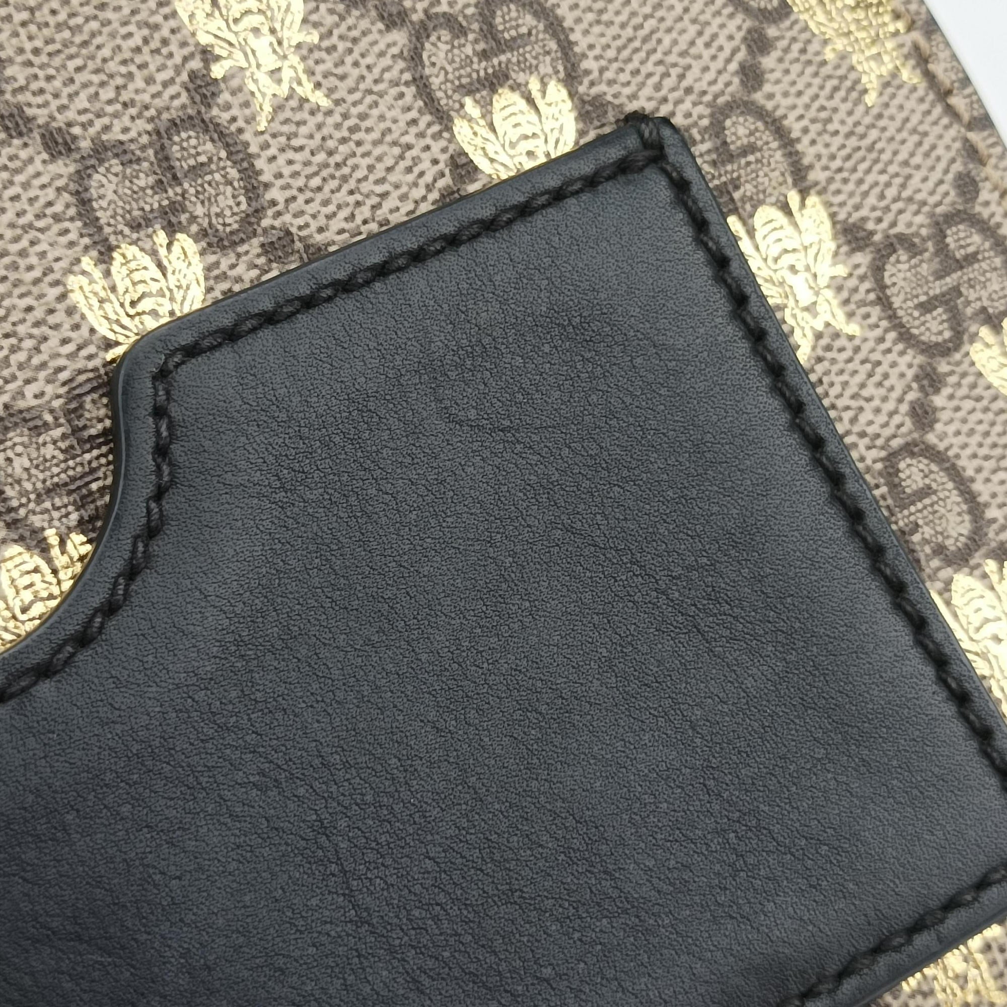 Vintage Gucci Padlock beige×black PVC coated canvas×Leather 409487 shoulderbag | stylenewstar