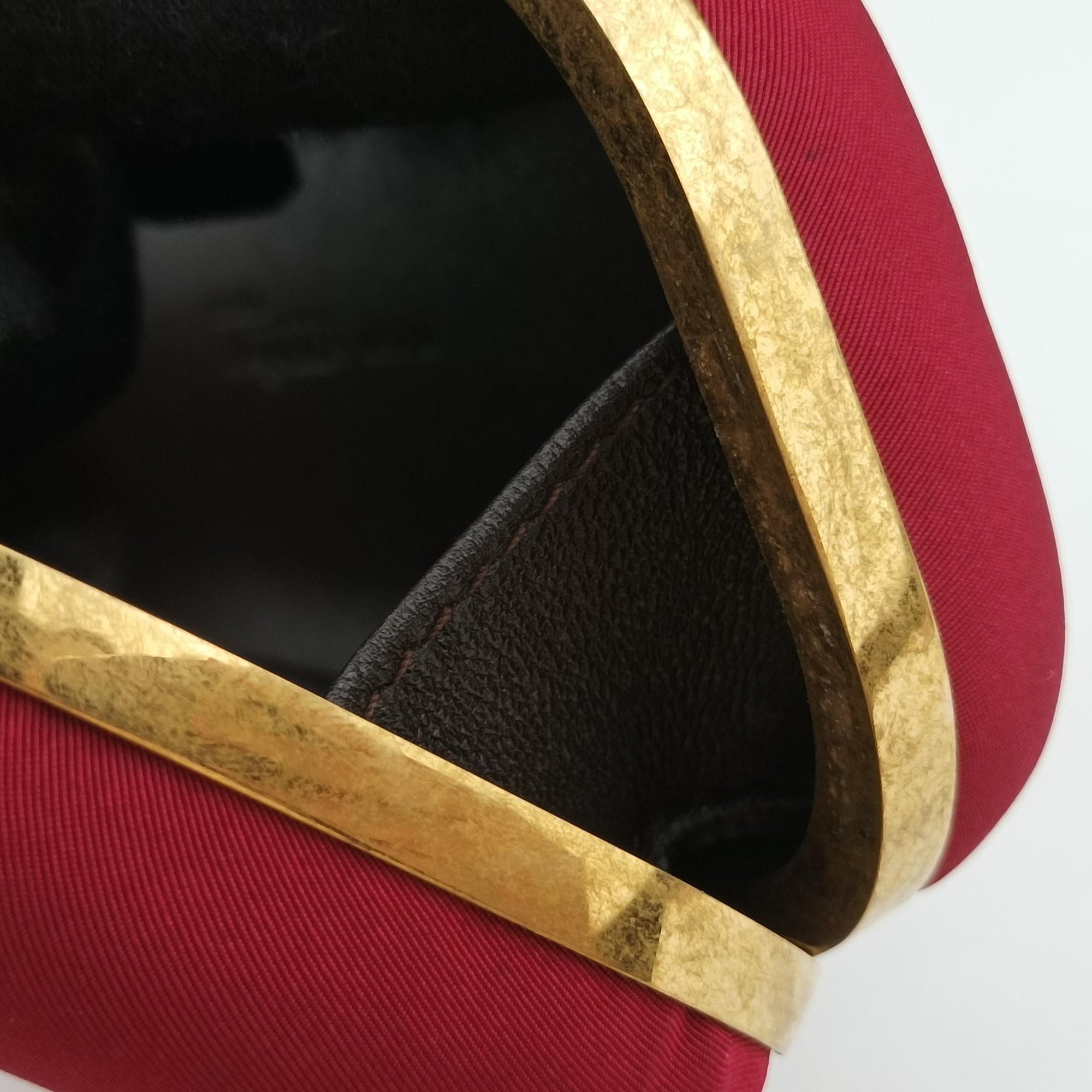 Secondhand Alexander McQueen Four Ring Red Fabric  clutchbag | stylenewstar