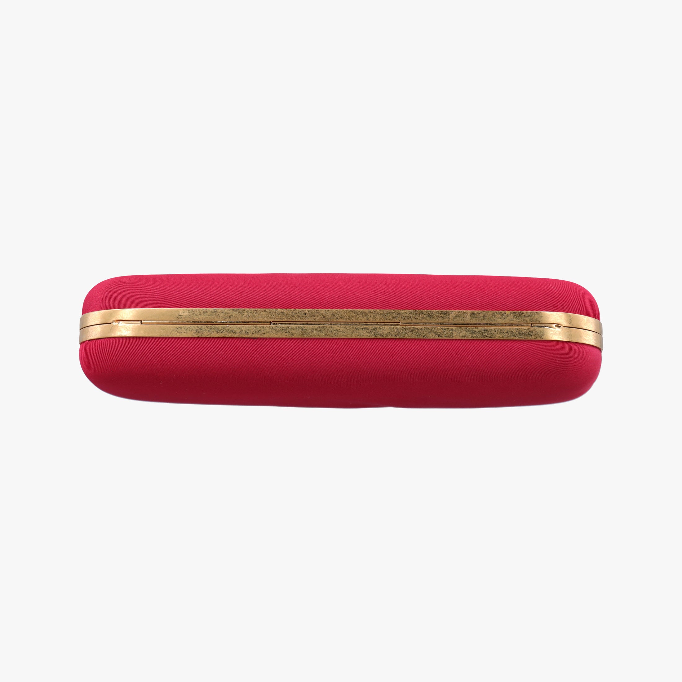 Secondhand Alexander McQueen Four Ring Red Fabric  clutchbag | stylenewstar