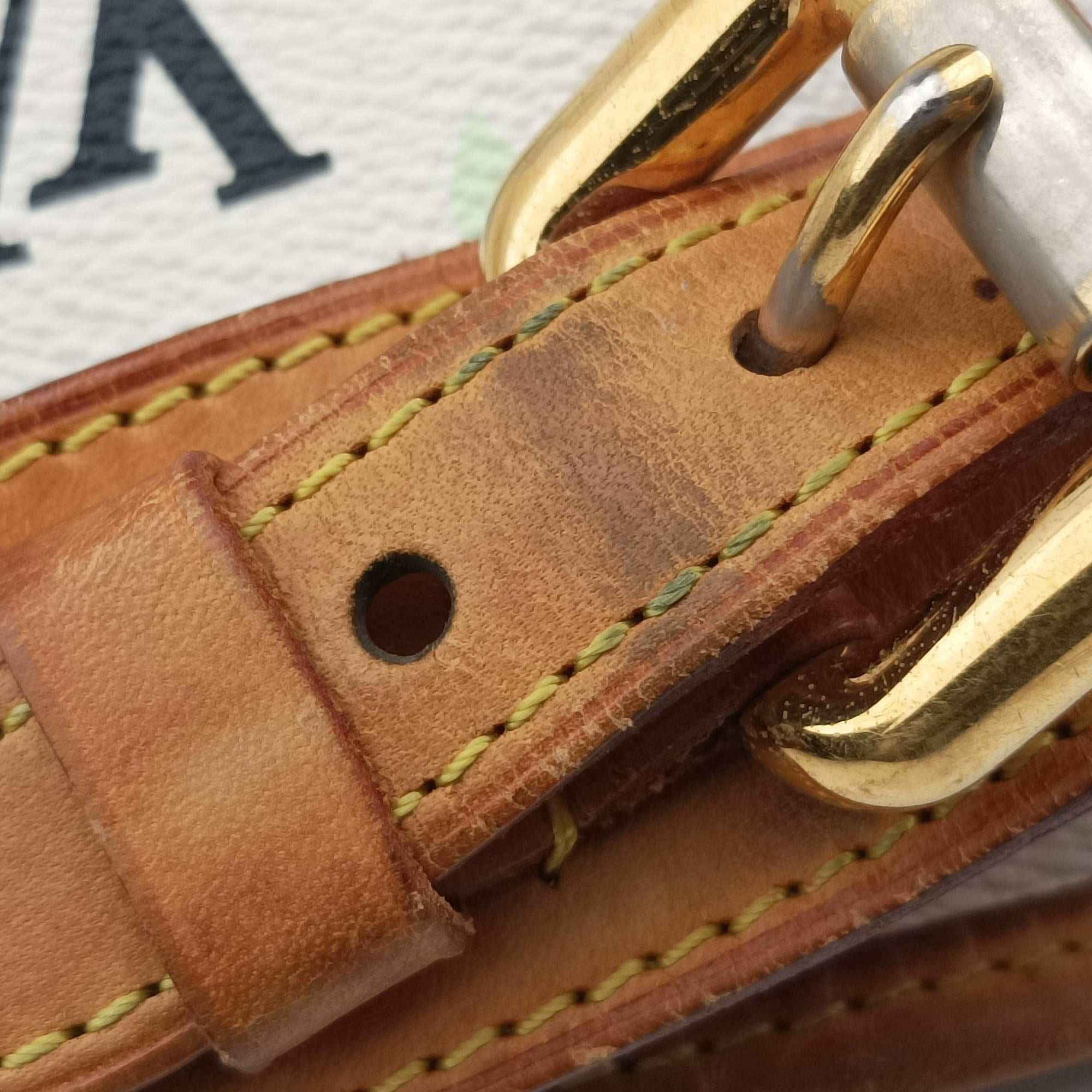 Secondhand Louis Vuitton Petit NOe white Monogram Multicolor M42229 shoulderbag | stylenewstar
