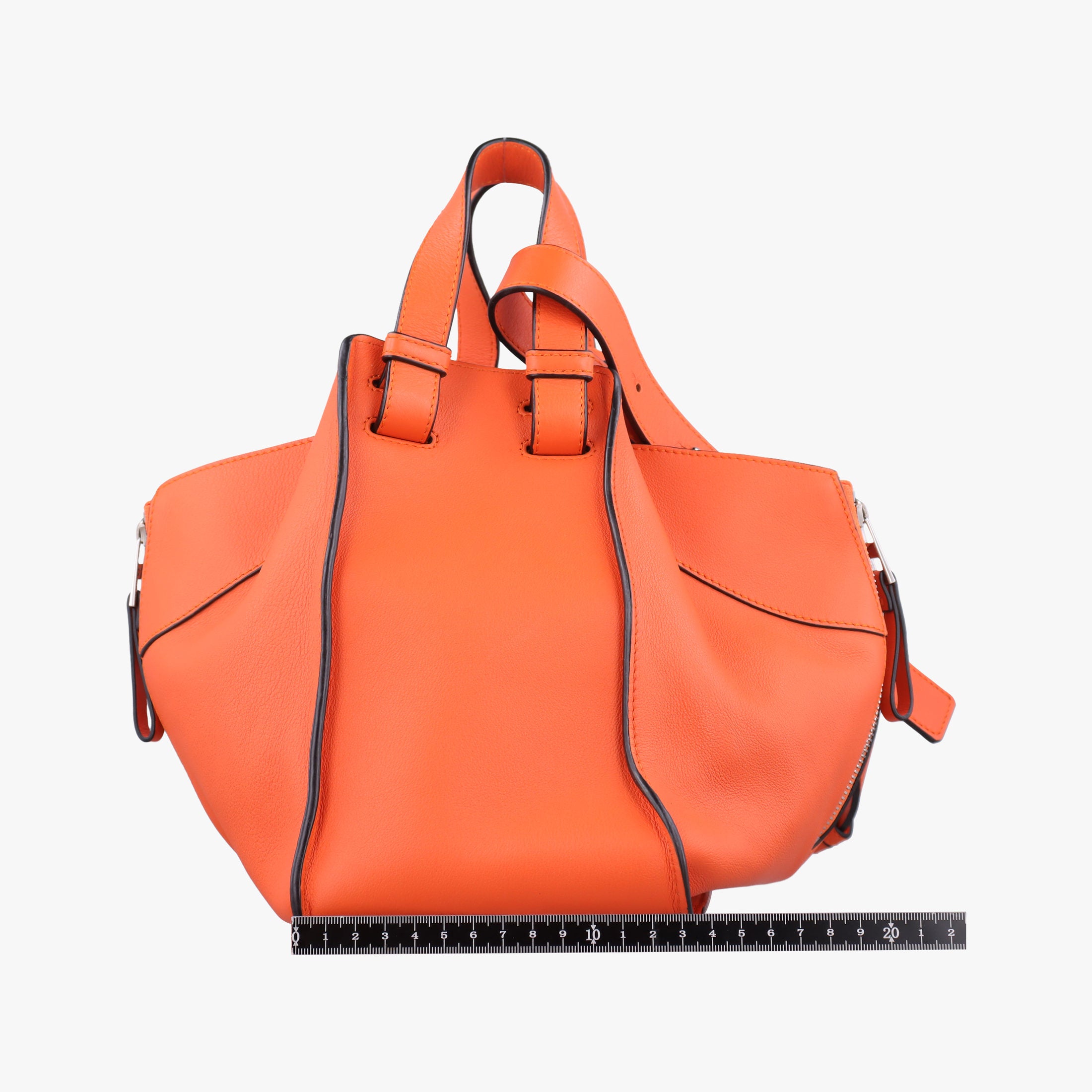 Pre-owned Loewe hammock Orange leather  shoulderbag | stylenewstar