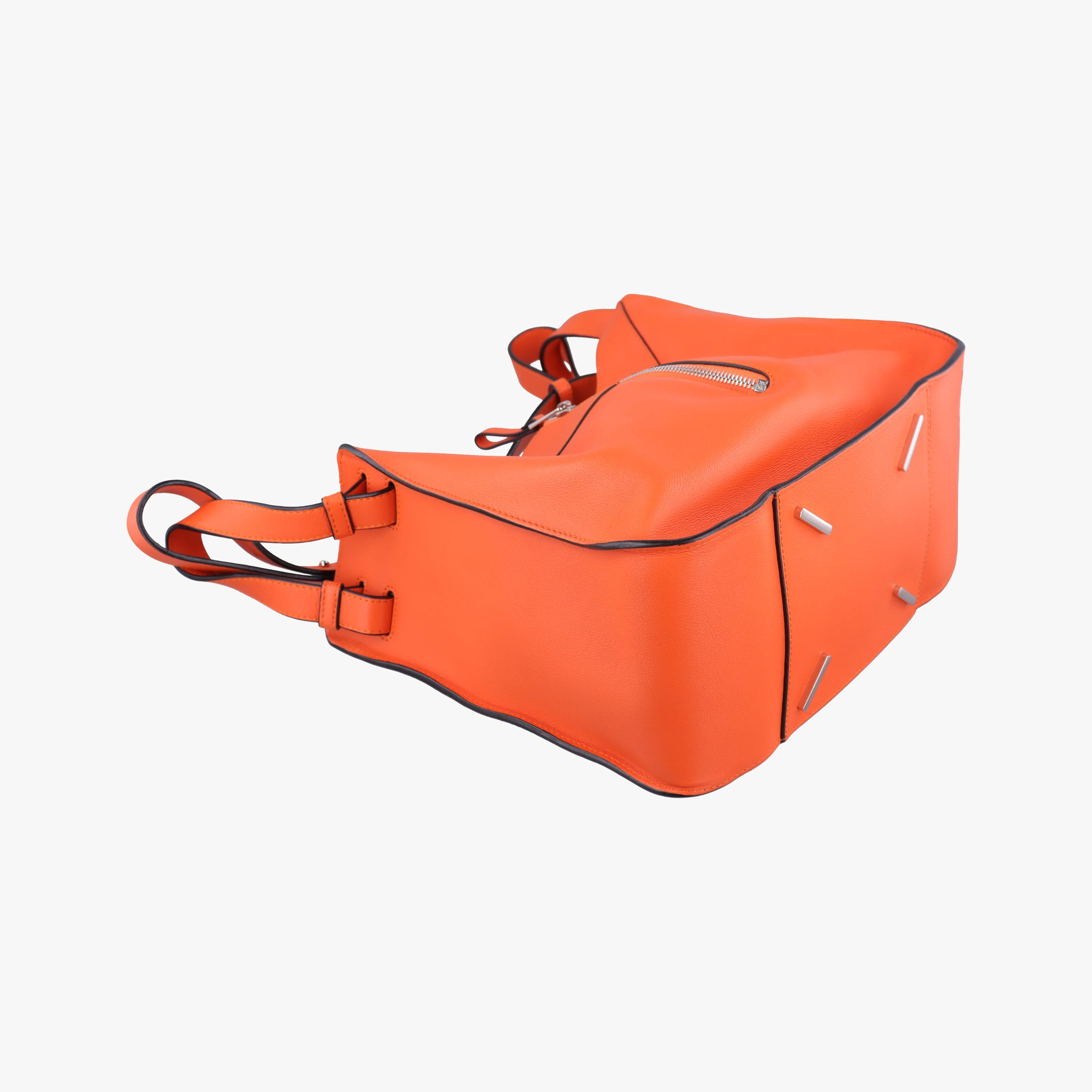 Pre-owned Loewe hammock Orange leather  shoulderbag | stylenewstar