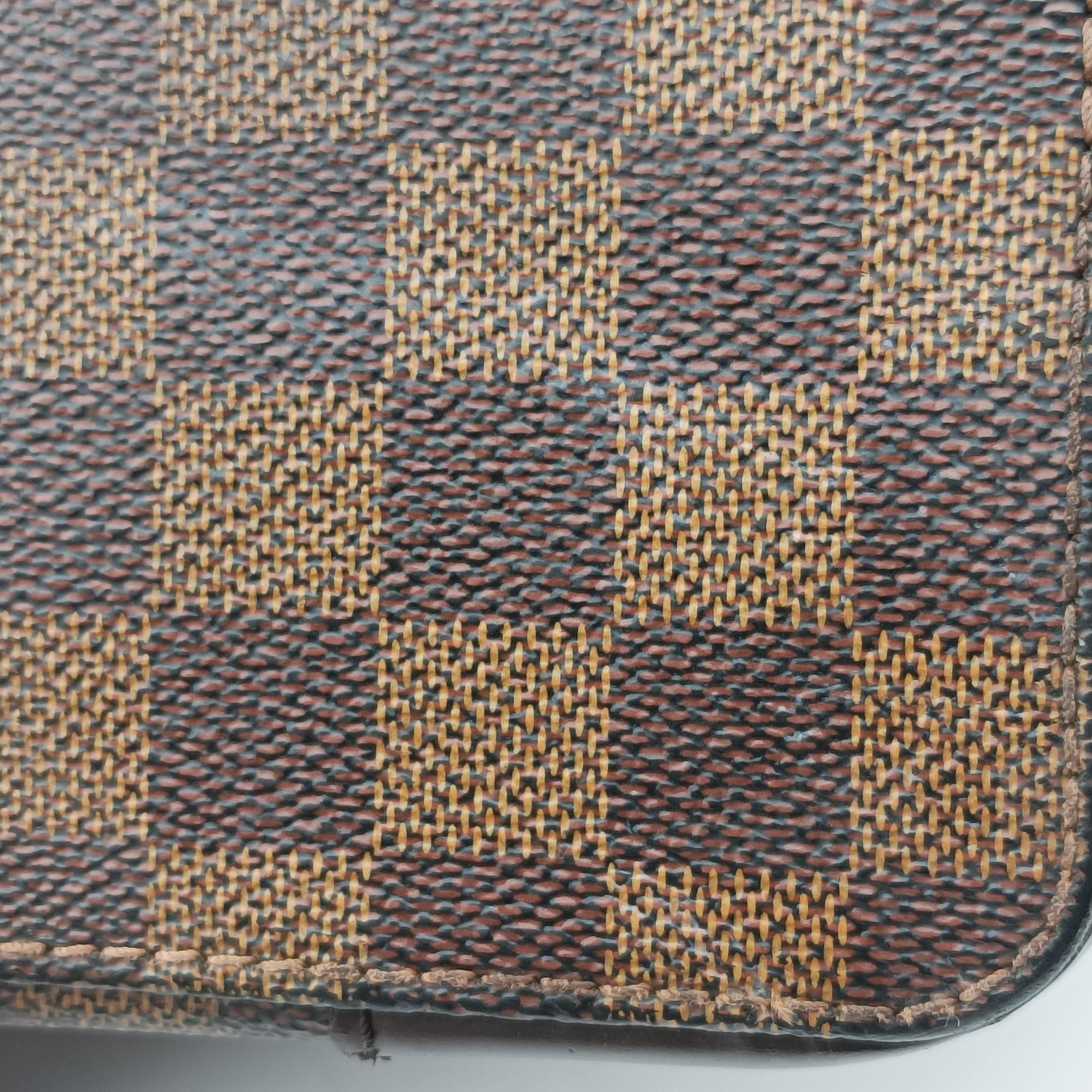 Pre-owned Louis Vuitton HAMPSTEAD MM EBENE Damier Canvas N51204 handbag | stylenewstar