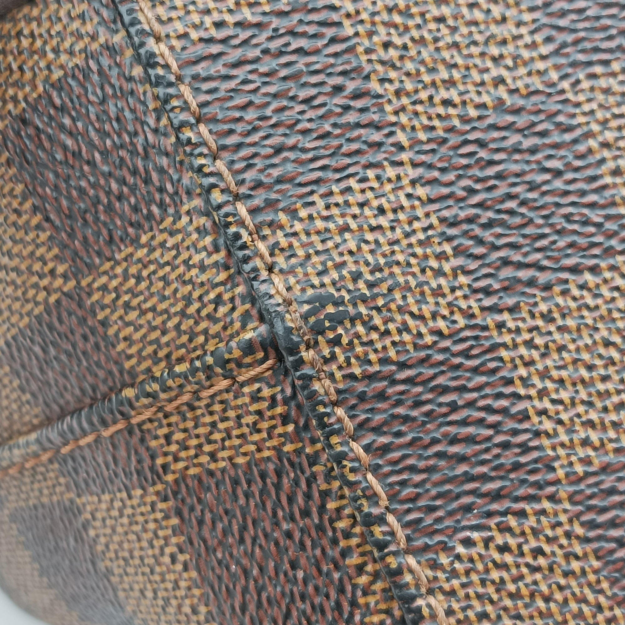 Pre-owned Louis Vuitton HAMPSTEAD MM EBENE Damier Canvas N51204 handbag | stylenewstar