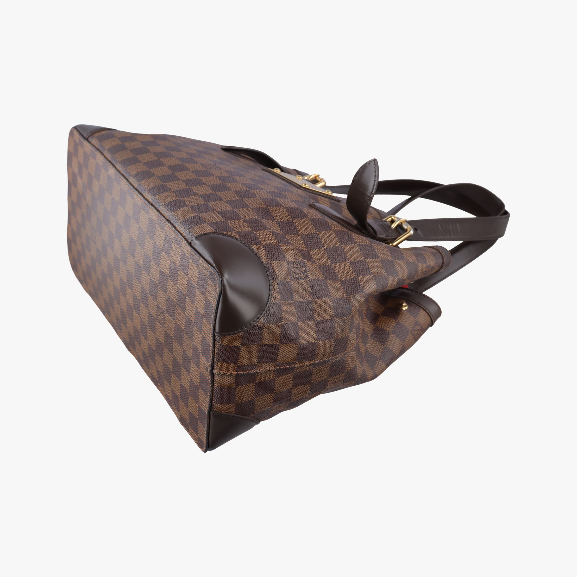 Pre-owned Louis Vuitton HAMPSTEAD MM EBENE Damier Canvas N51204 handbag | stylenewstar