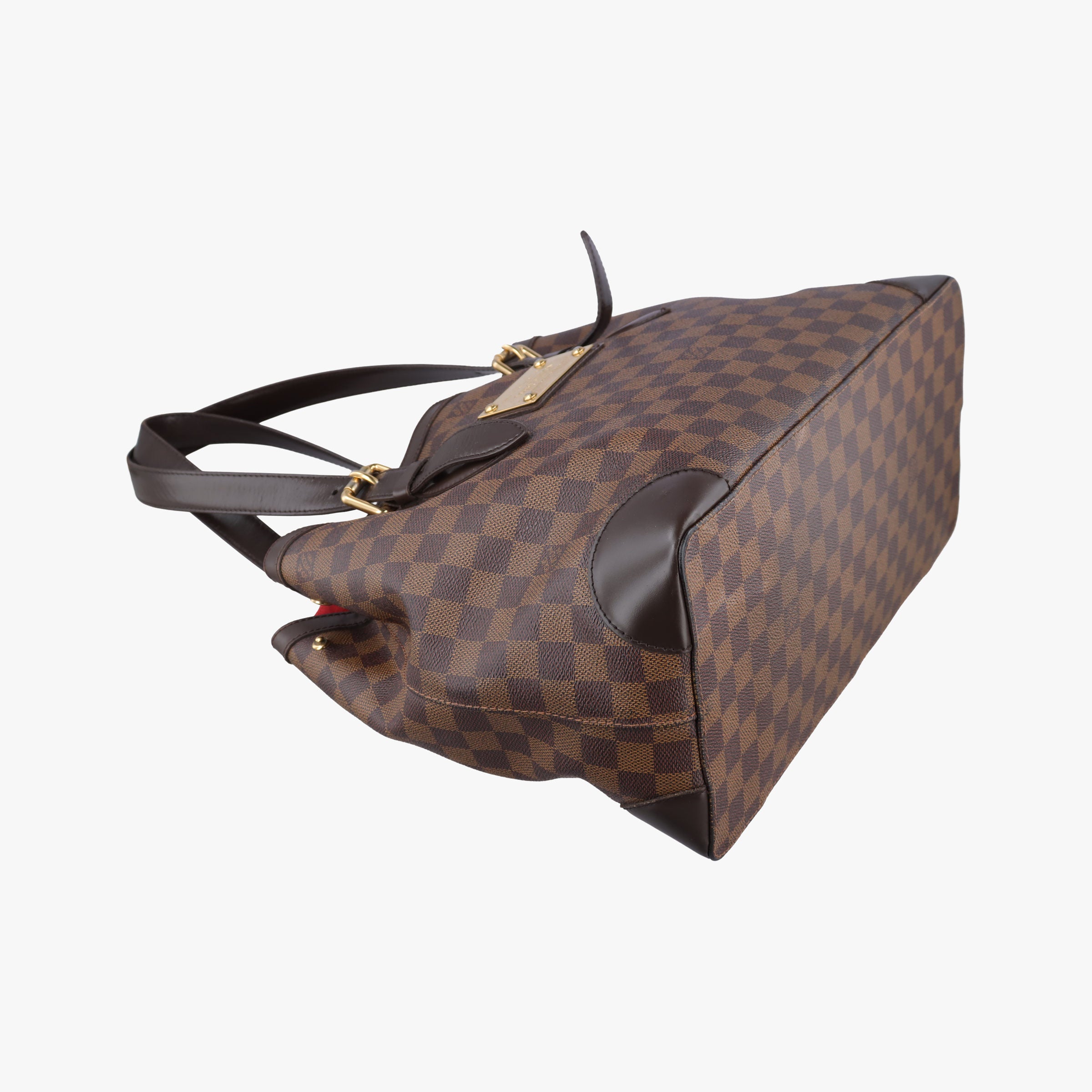 Pre-owned Louis Vuitton HAMPSTEAD MM EBENE Damier Canvas N51204 handbag | stylenewstar