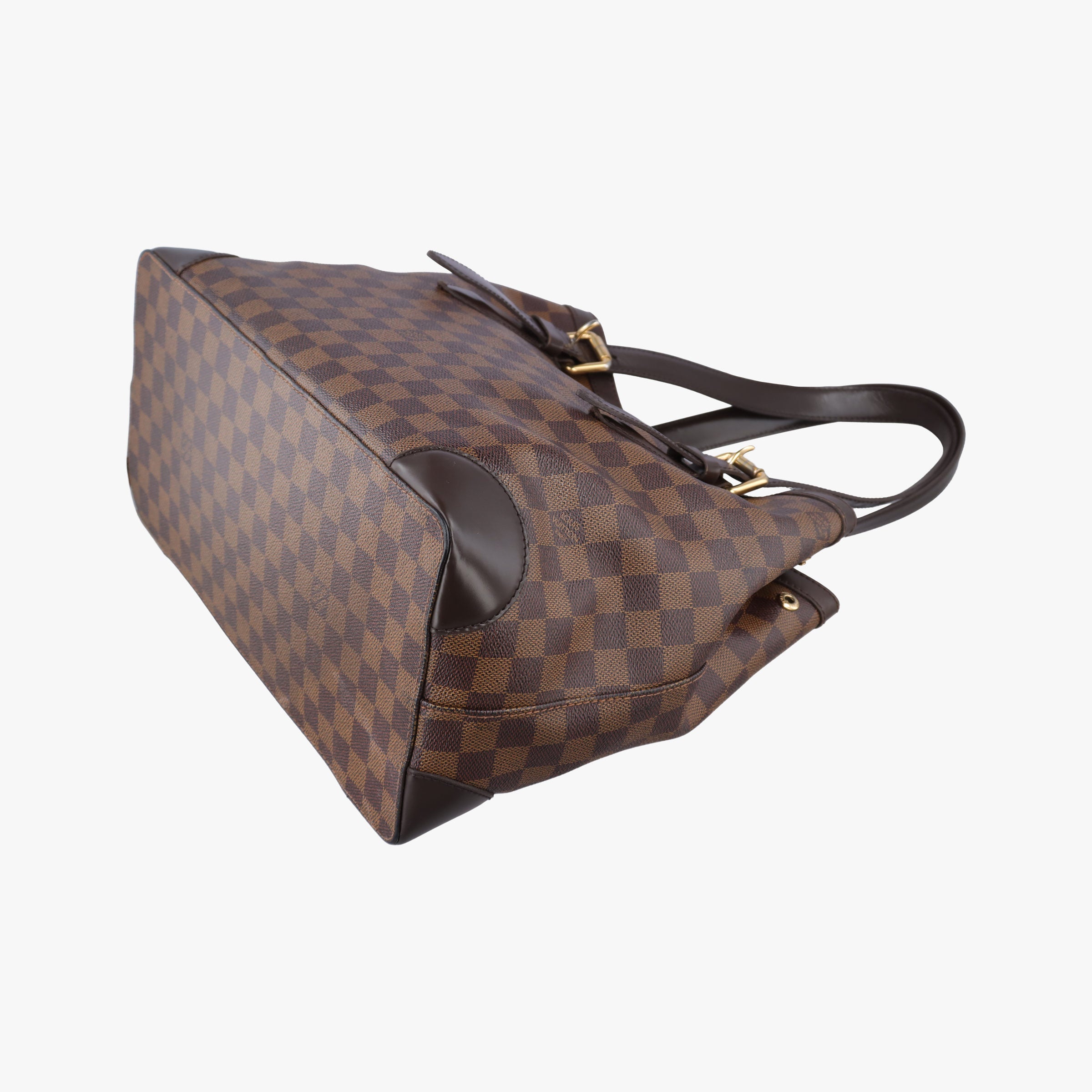 Pre-owned Louis Vuitton HAMPSTEAD MM EBENE Damier Canvas N51204 handbag | stylenewstar