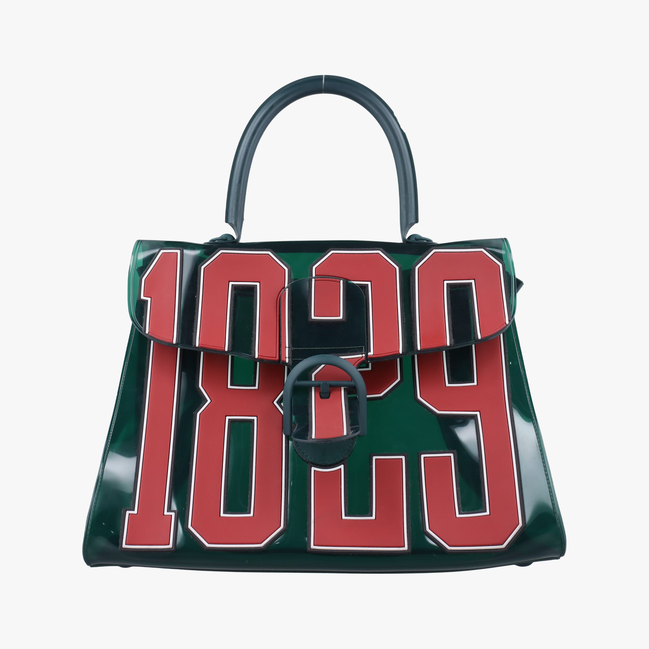 Vintage Delvaux The Hero Green PVC (Vinyl Chloride) × Rubber  handbag | stylenewstar