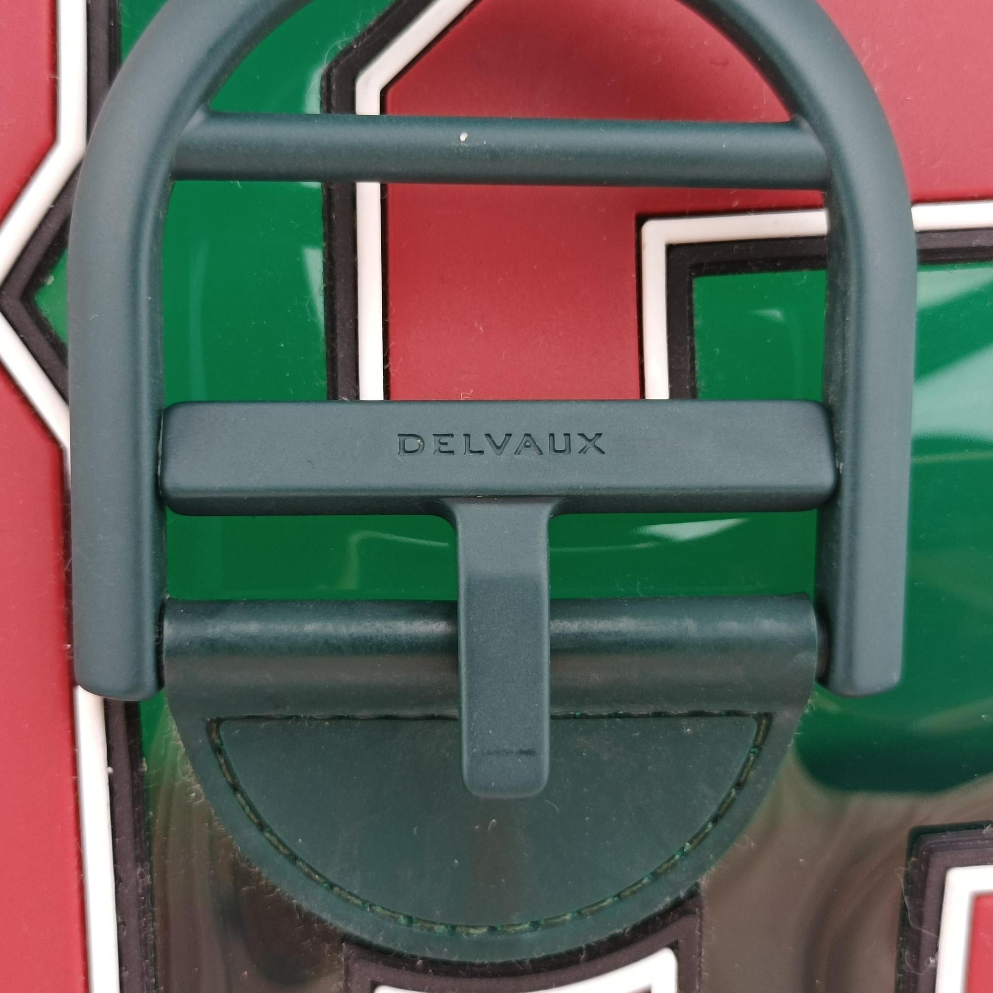 Vintage Delvaux The Hero Green PVC (Vinyl Chloride) × Rubber  handbag | stylenewstar