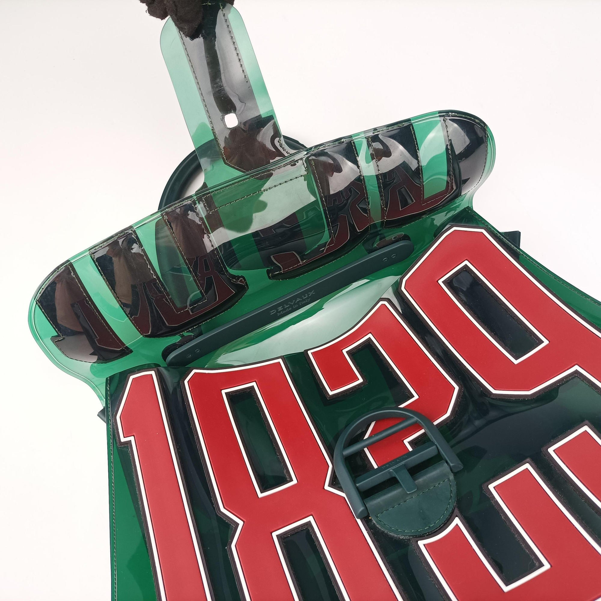 Vintage Delvaux The Hero Green PVC (Vinyl Chloride) × Rubber  handbag | stylenewstar