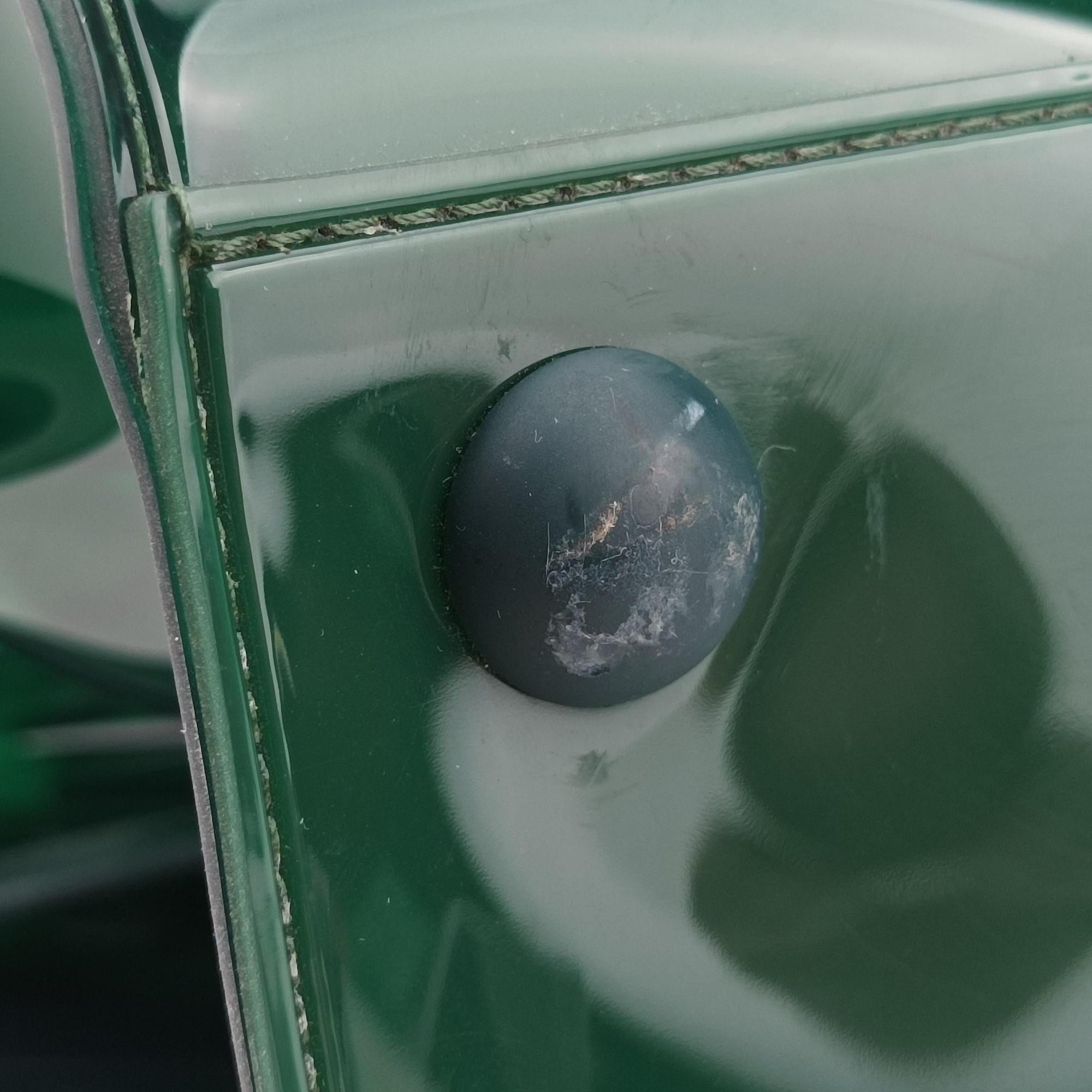 Vintage Delvaux The Hero Green PVC (Vinyl Chloride) × Rubber  handbag | stylenewstar