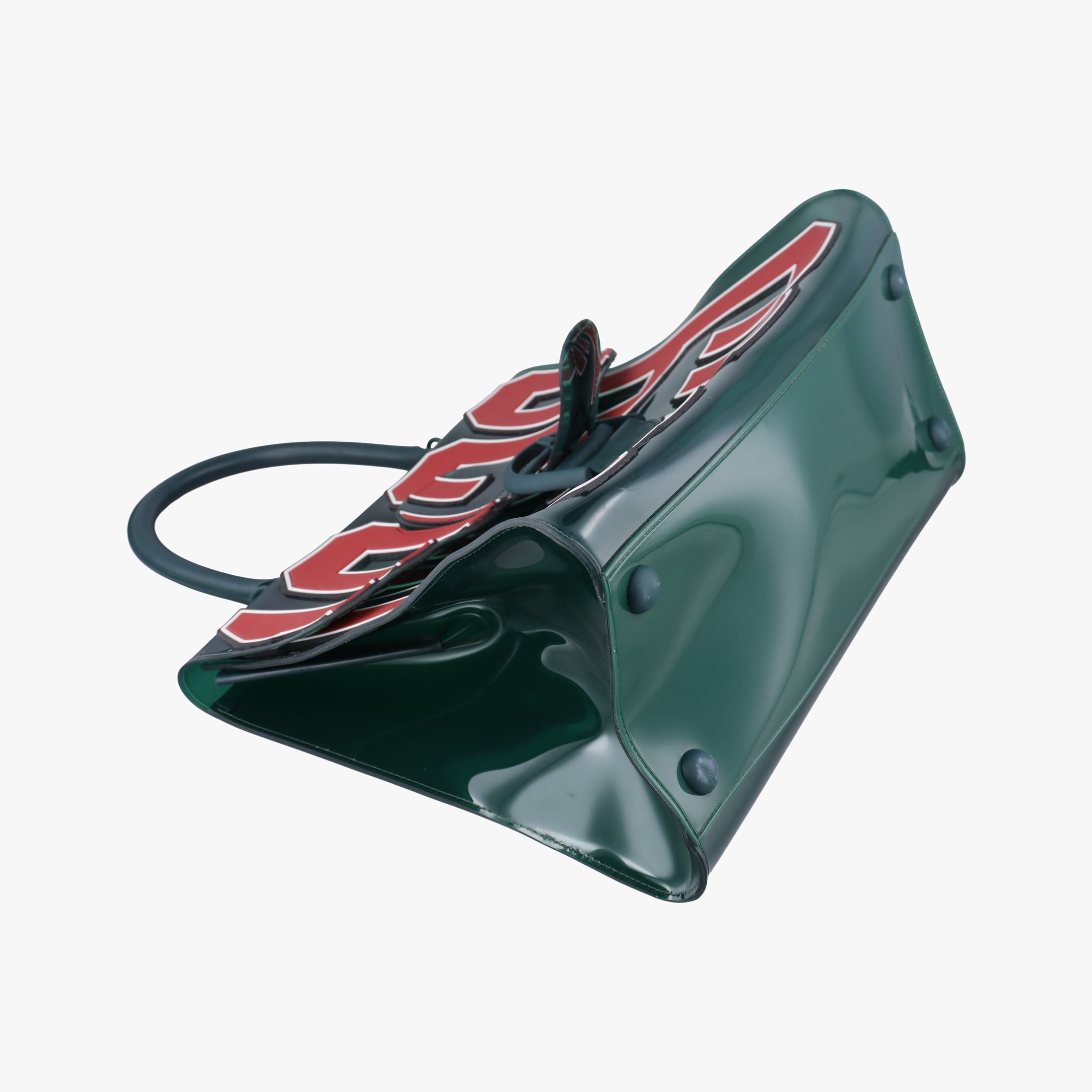 Vintage Delvaux The Hero Green PVC (Vinyl Chloride) × Rubber  handbag | stylenewstar
