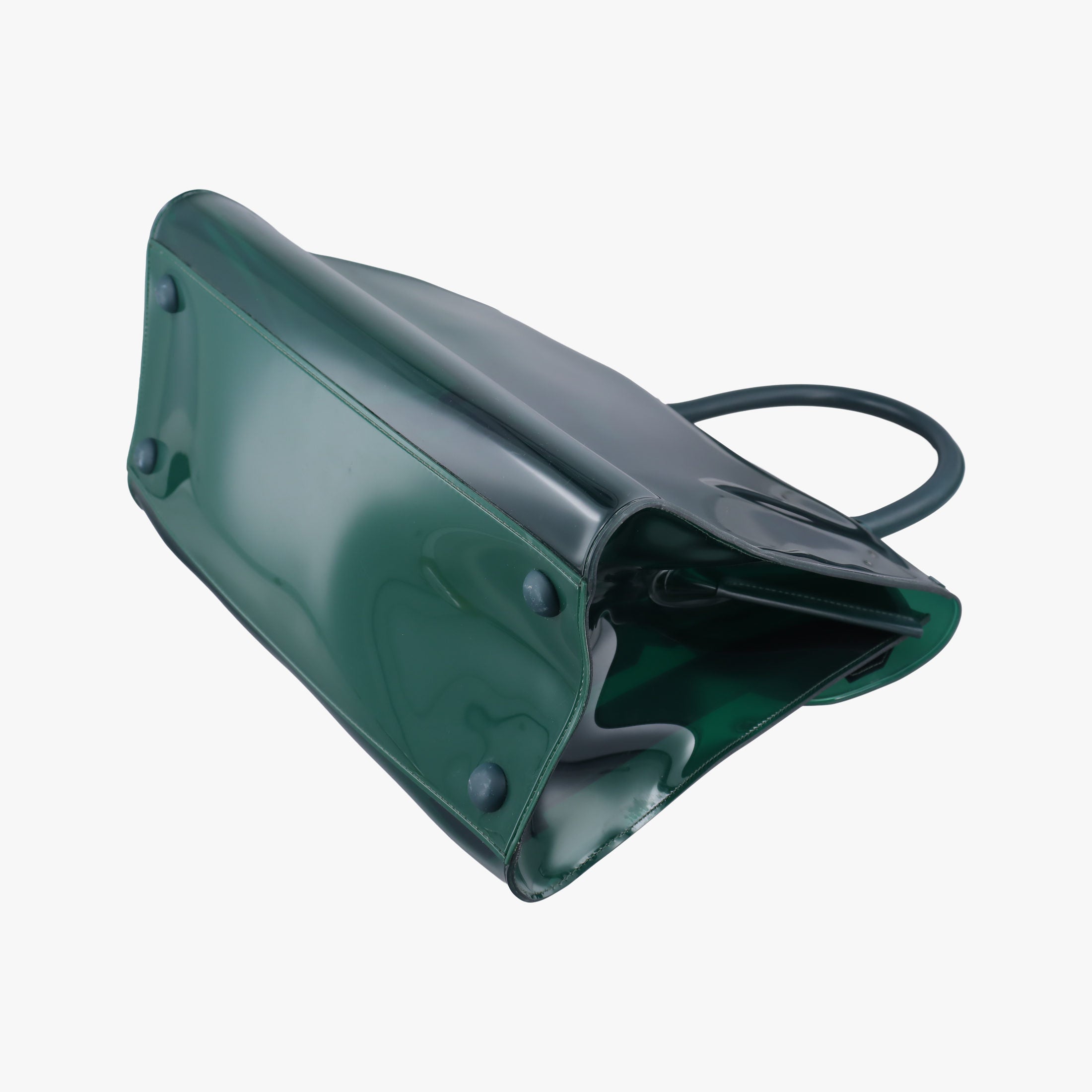Vintage Delvaux The Hero Green PVC (Vinyl Chloride) × Rubber  handbag | stylenewstar