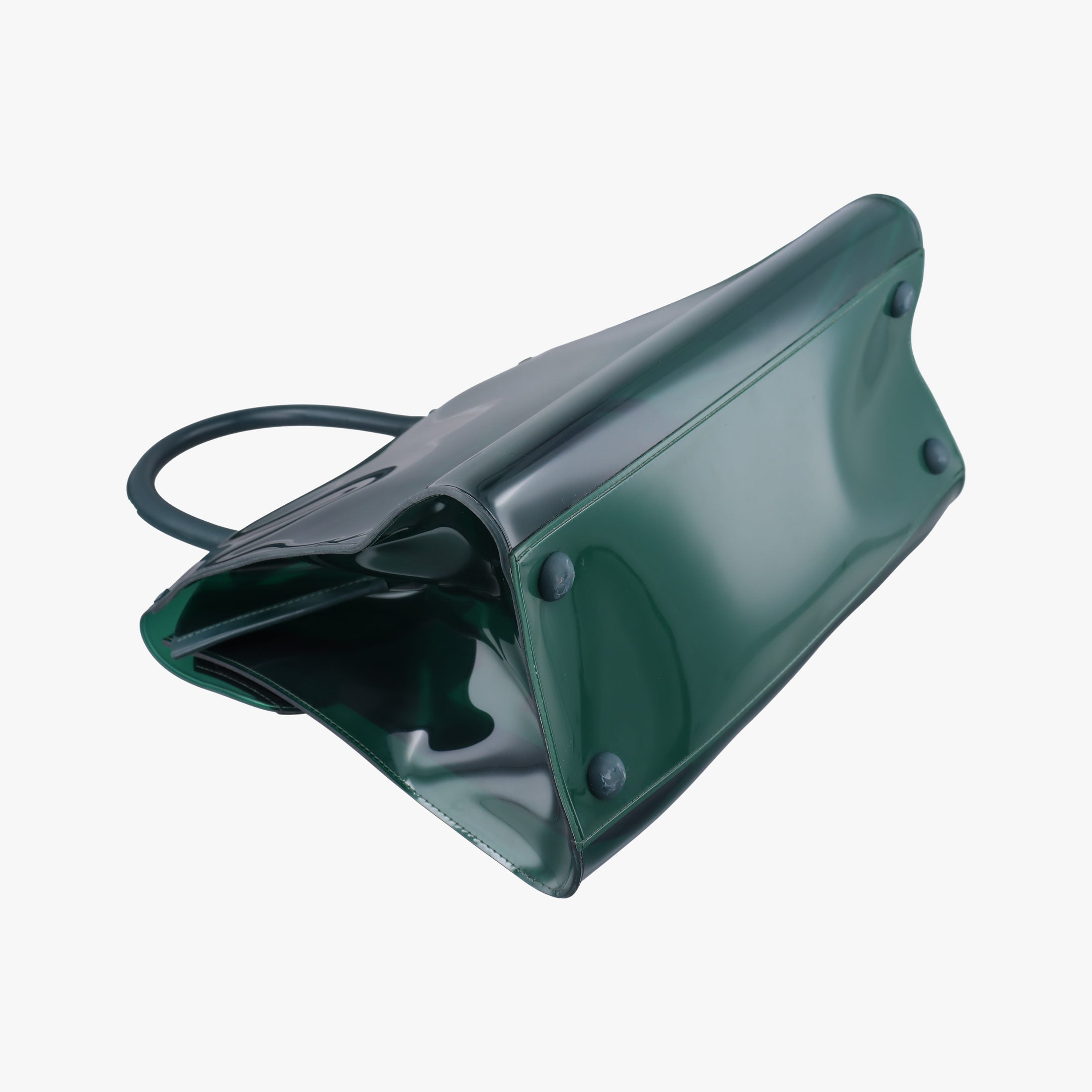 Vintage Delvaux The Hero Green PVC (Vinyl Chloride) × Rubber  handbag | stylenewstar