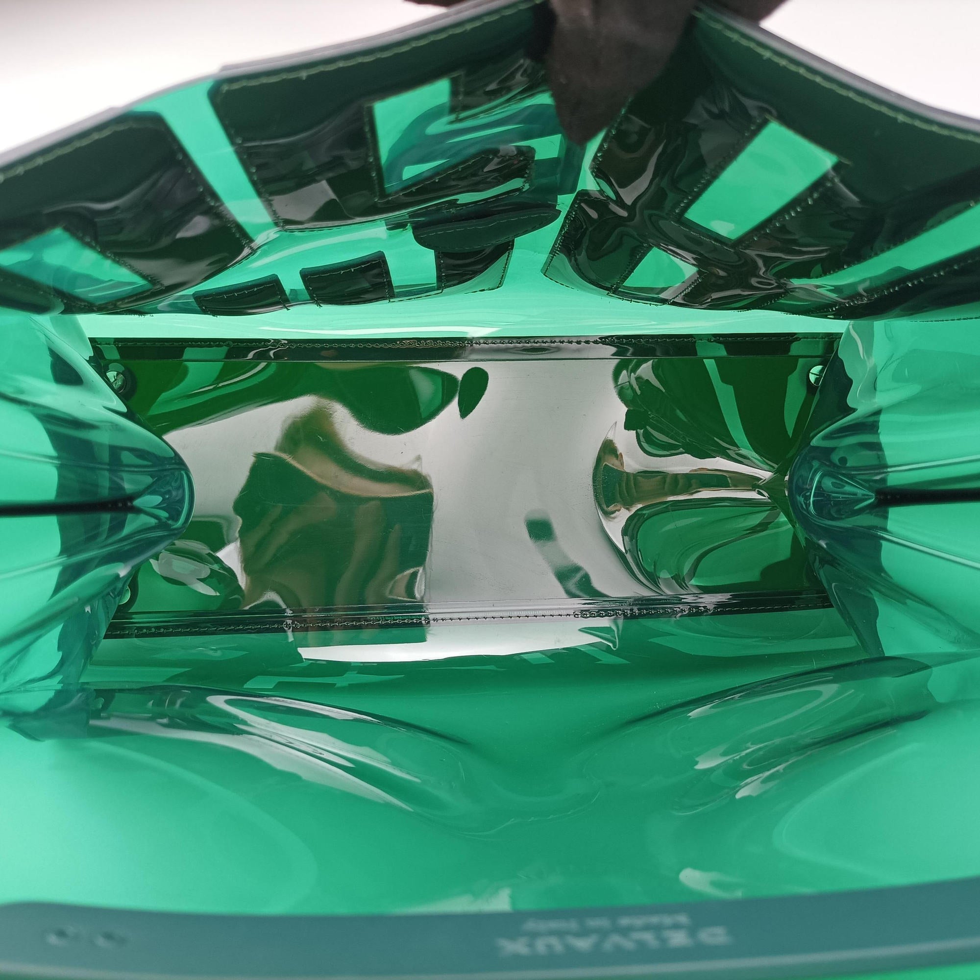 Vintage Delvaux The Hero Green PVC (Vinyl Chloride) × Rubber  handbag | stylenewstar