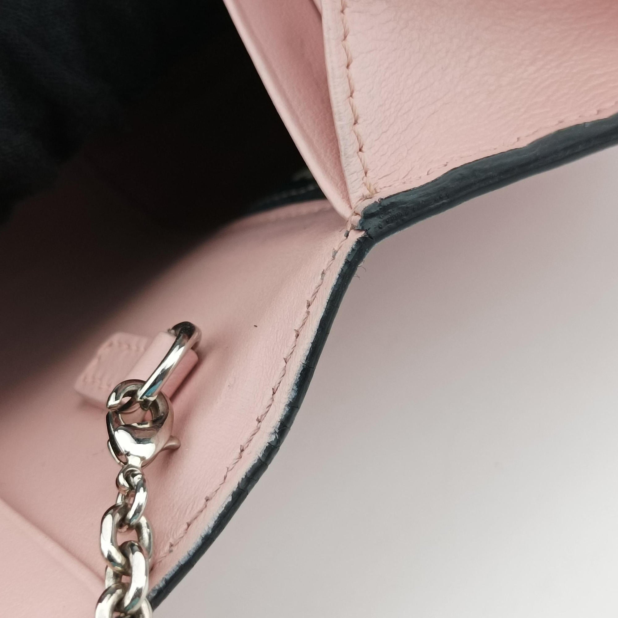 Pre-owned Fendi Monster Eyes Continental Multicolour Leather 8M0365 shoulderbag | stylenewstar