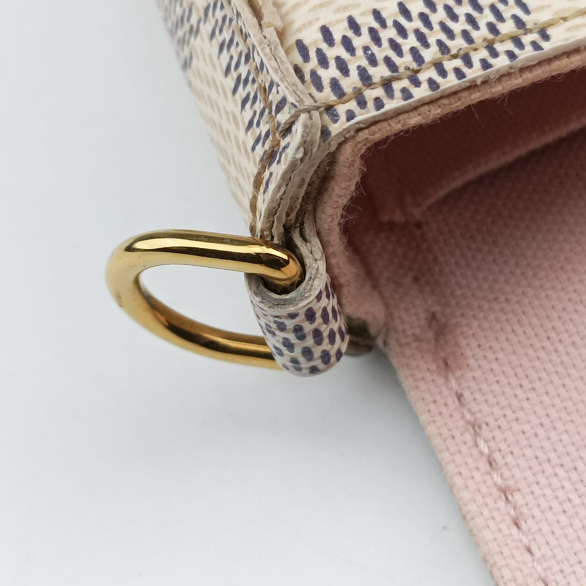 Pre-owned Louis Vuitton Pochette Felicie Azur Damier Canvas N63106 shoulderbag | stylenewstar