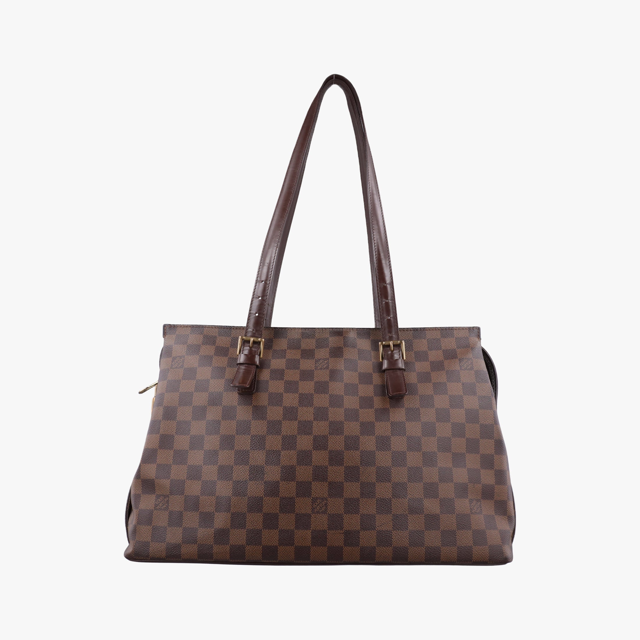 Pre-owned Louis Vuitton Chelsea EBENE Damier Canvas N51119 shoulderbag | stylenewstar