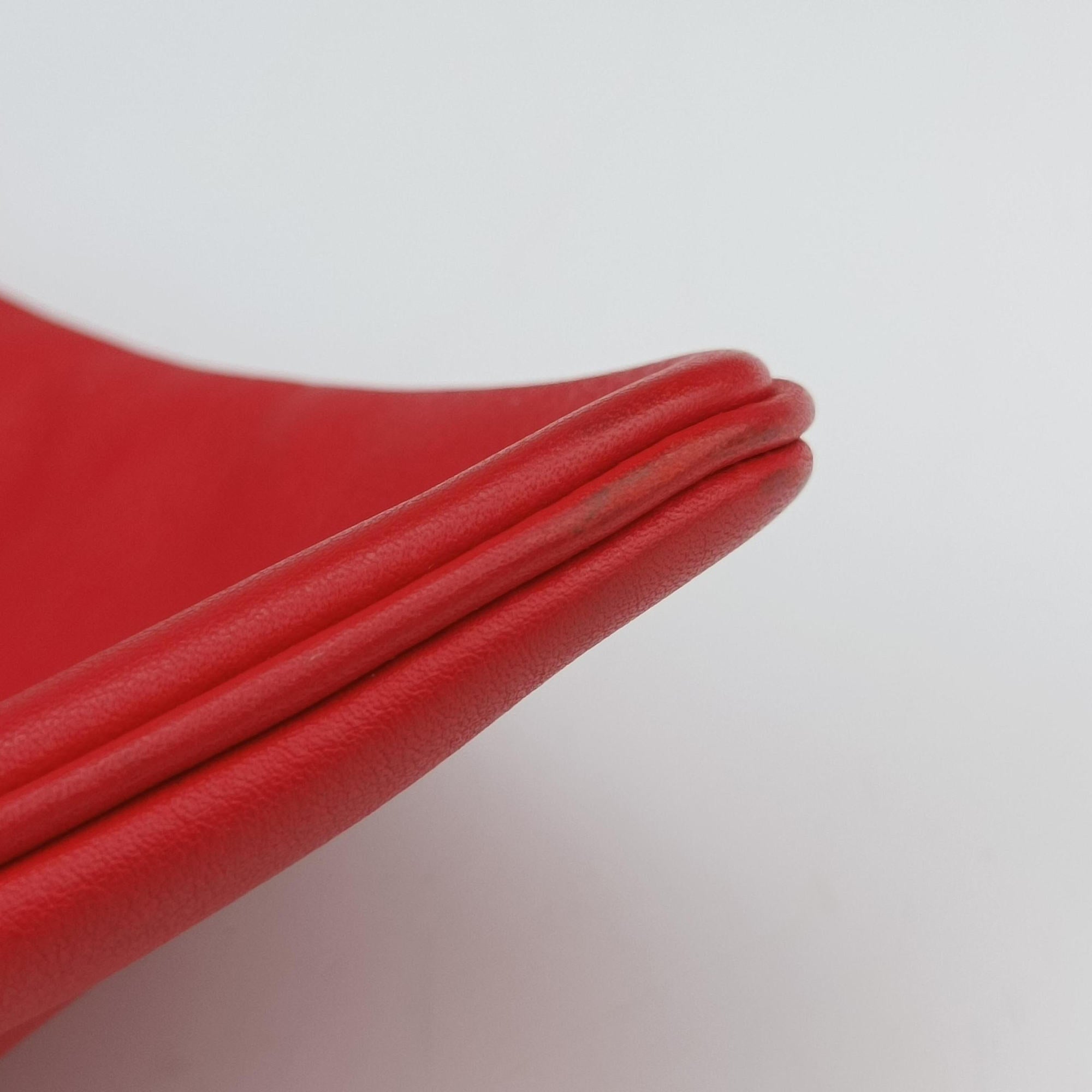 Pre-owned Hermes Sac Aline mini Red lambskin  shoulderbag | stylenewstar