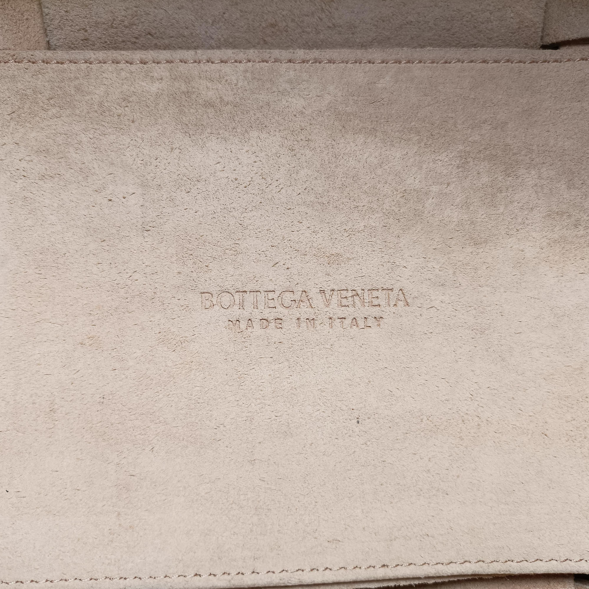 Pre-owned Bottega Veneta THE ARCO Tote khaki lambskin  handbag | stylenewstar